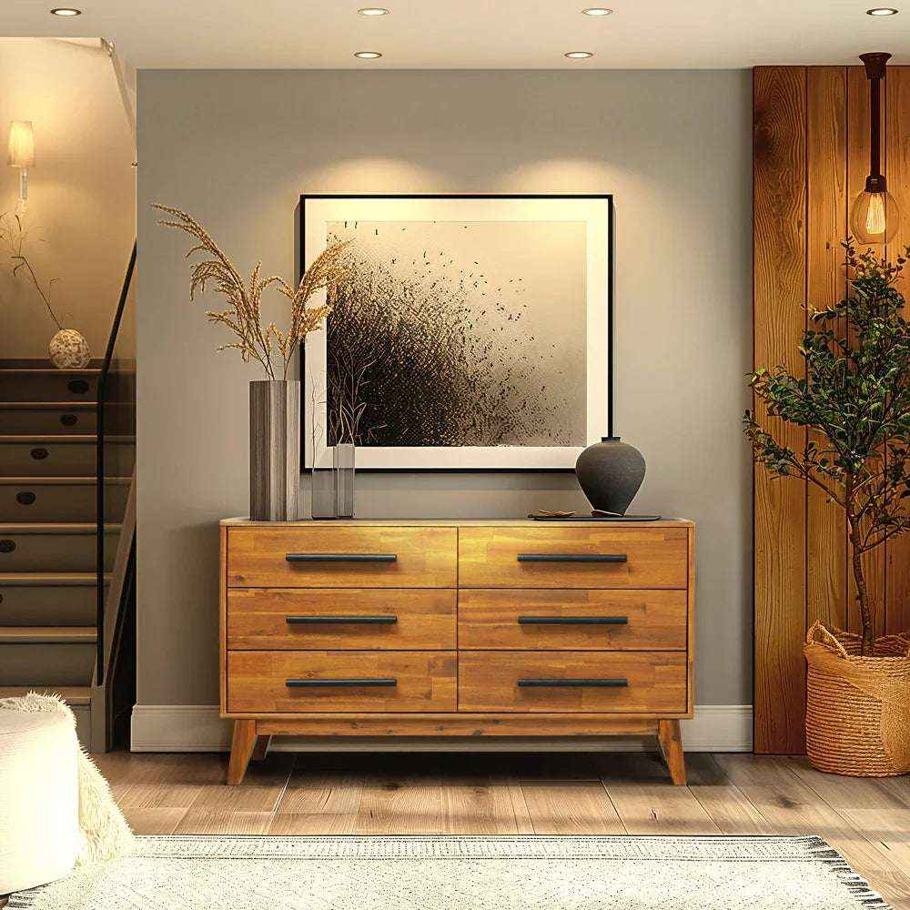 Acacia Legacy Solid Wood Dresser for Timeless Elegance and Durability - Image 8