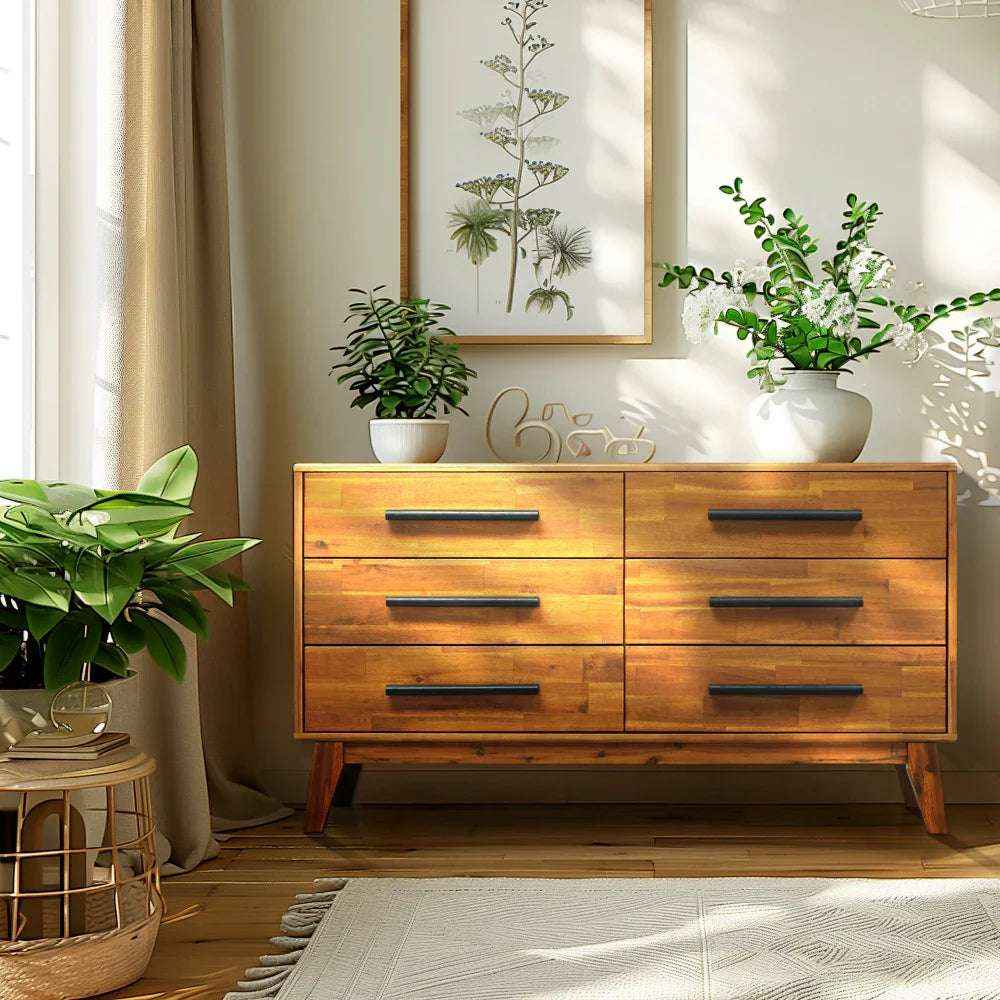 Acacia Legacy Solid Wood Dresser for Timeless Elegance and Durability - Image 9