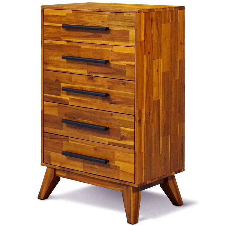 Acacia Linea Solid Wood Dresser for Timeless Elegance - Image 6