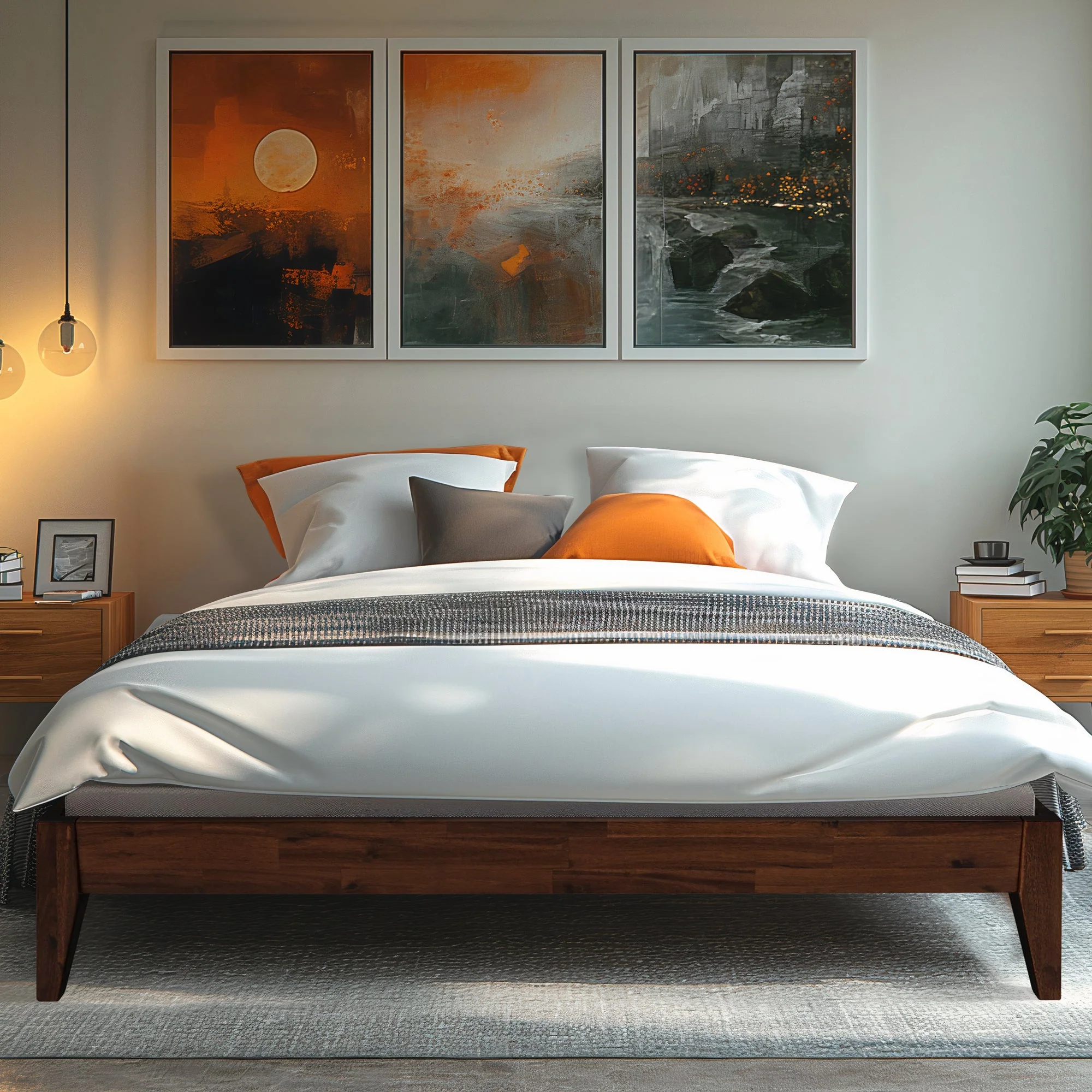 Acacia Mervyn Solid Wood Platform Bed for Timeless Comfort and Style - Image 11