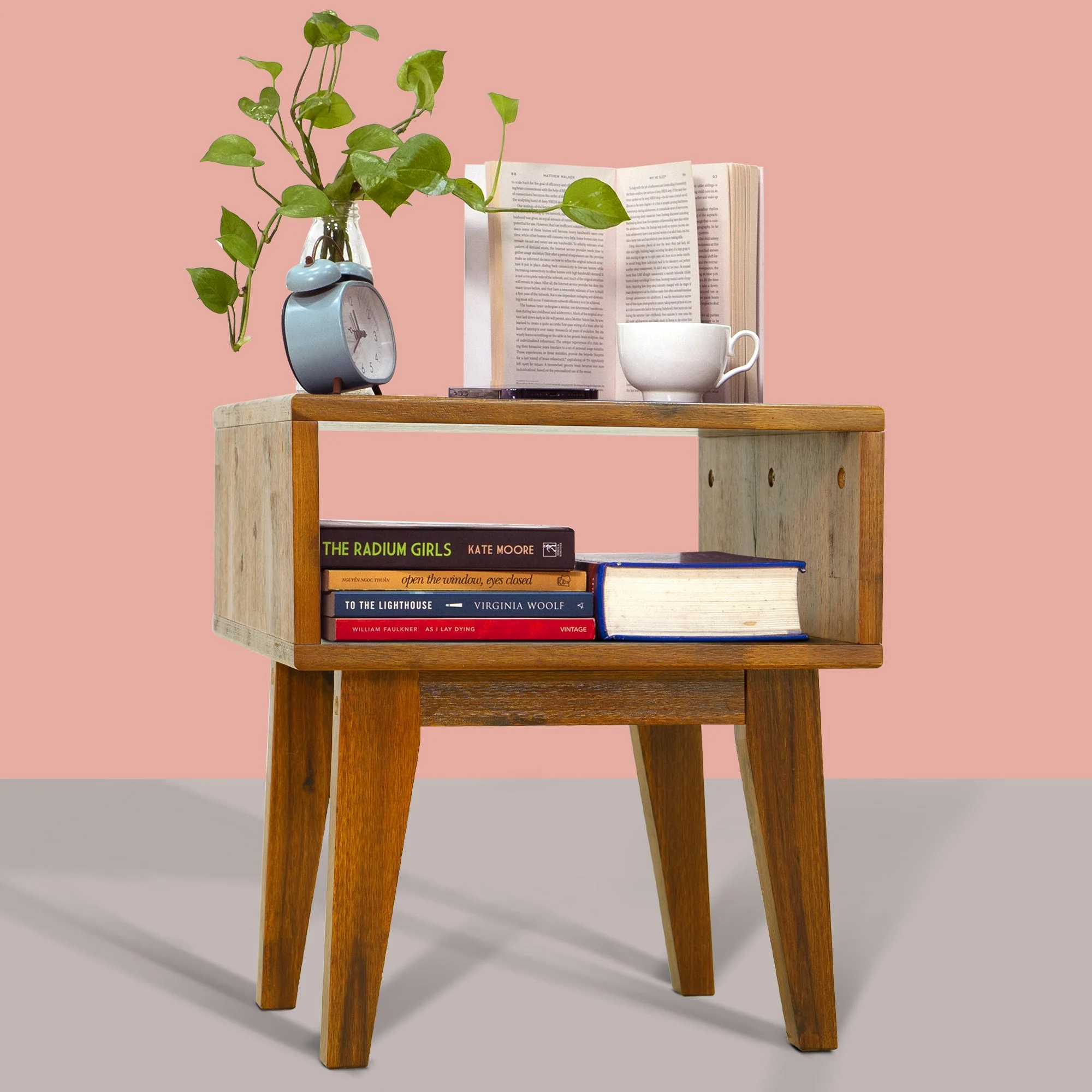 Acacia Serena Solid Wood Nightstand - Elegant and Durable Bedside Storage - Image 28
