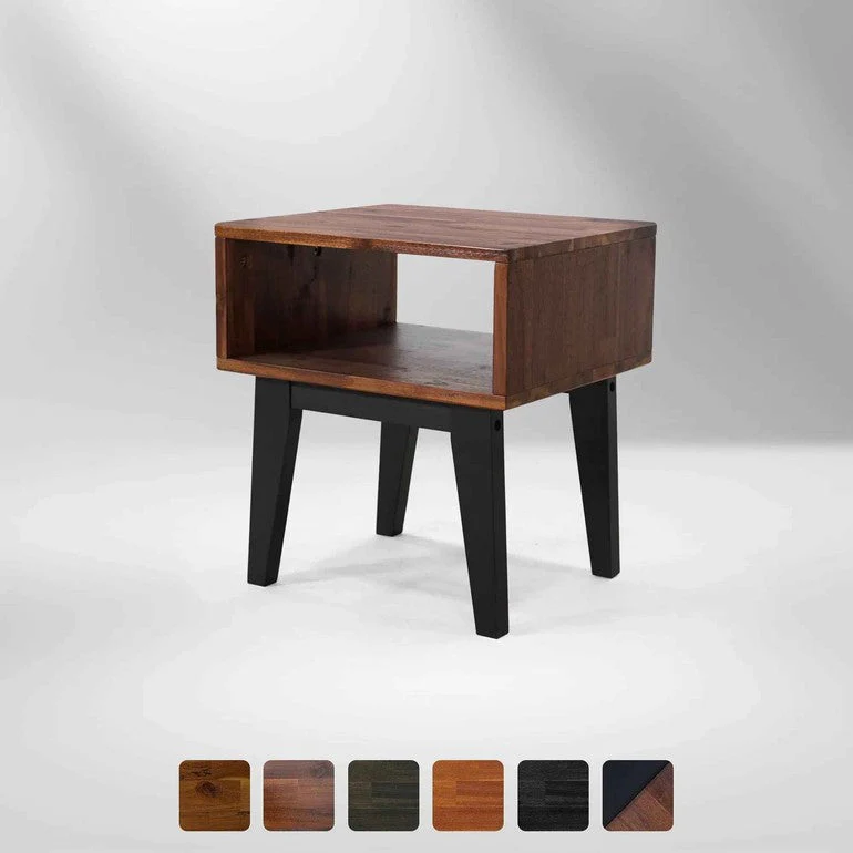 Acacia Serena Solid Wood Nightstand - Elegant and Durable Bedside Storage - Image 4