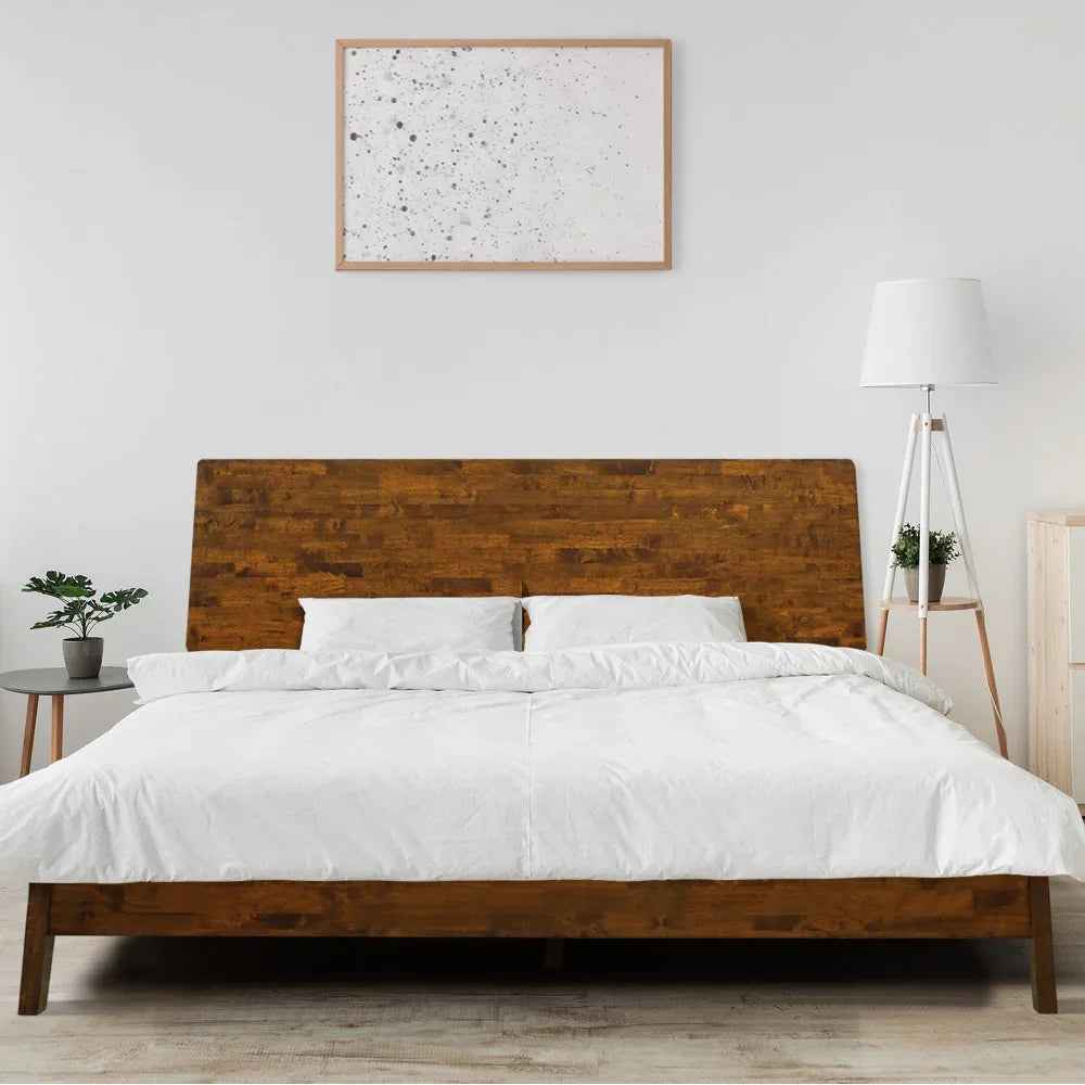 Acacia Serenity Deluxe Wood Platform Bed Frame - Elegant and Durable Design - Image 10