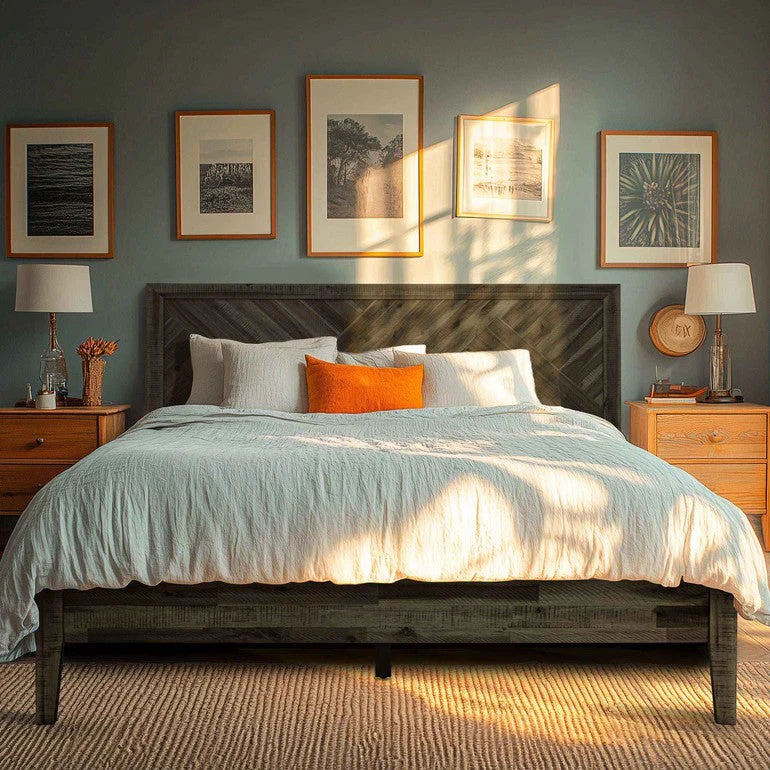 Acacia Sierra Deluxe Solid Wood Bed Frame - Image 11