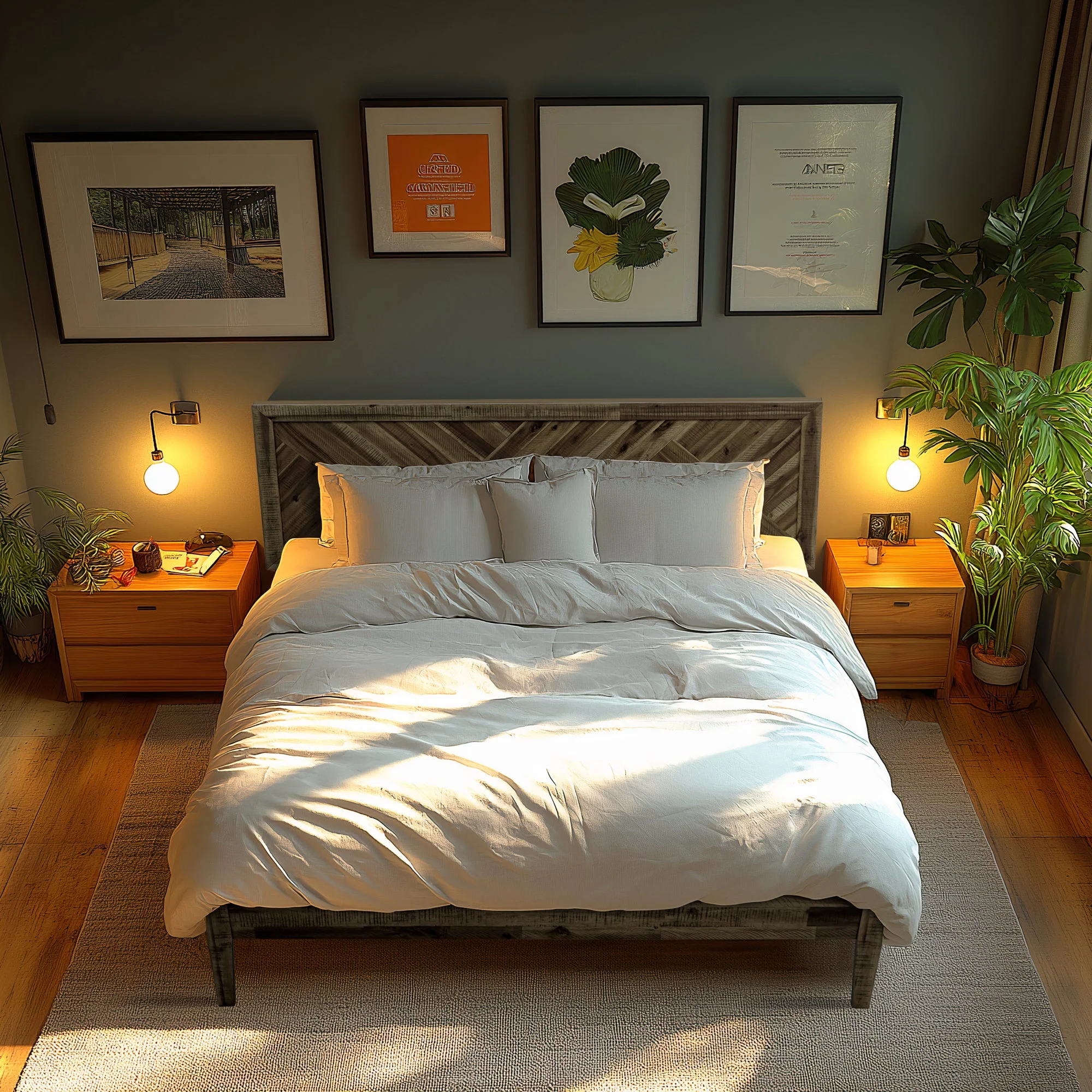Acacia Sierra Deluxe Solid Wood Bed Frame - Image 15