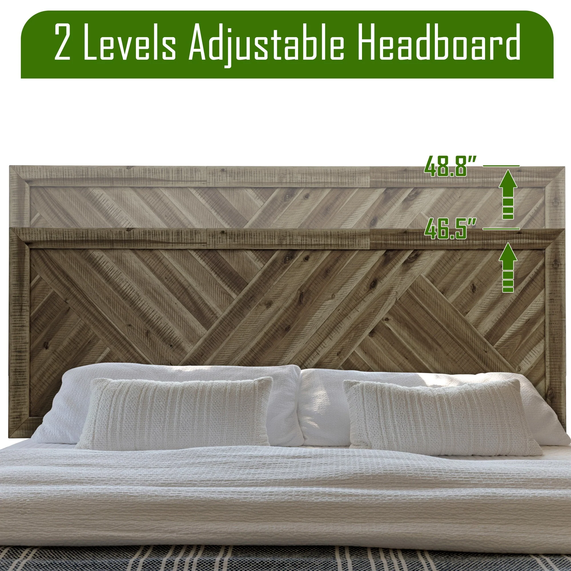 Acacia Sierra Deluxe Solid Wood Bed Frame - Image 17