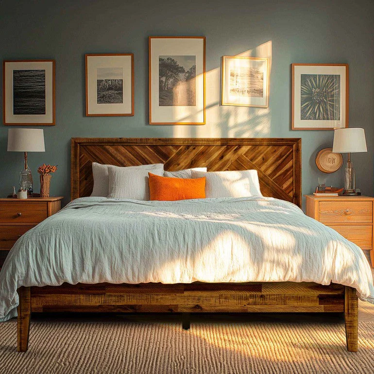 Acacia Sierra Deluxe Solid Wood Bed Frame - Image 21