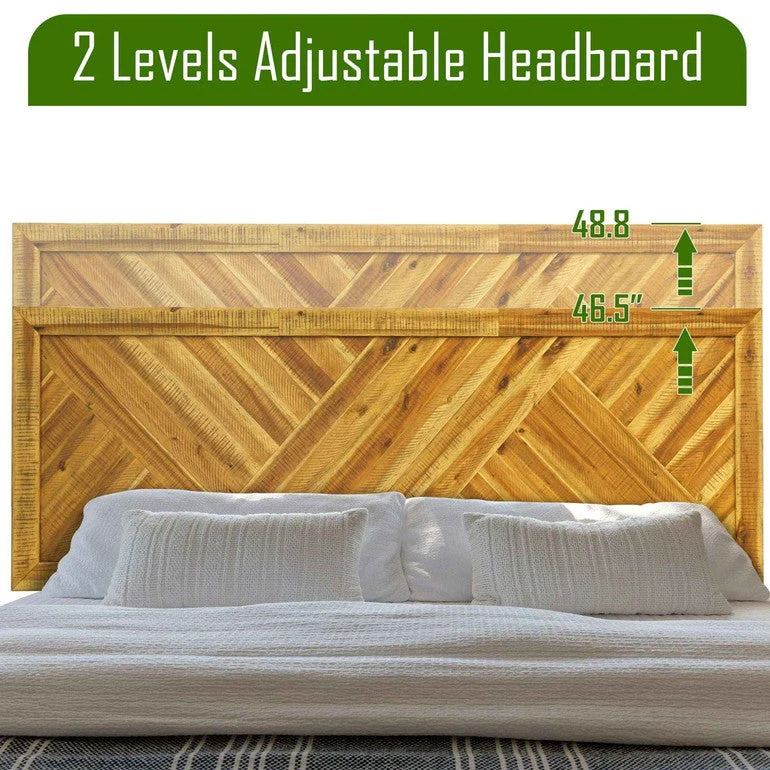 Acacia Sierra Deluxe Solid Wood Bed Frame - Image 7