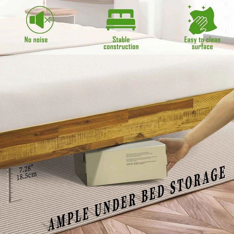 Acacia Sierra Deluxe Solid Wood Bed Frame - Image 9
