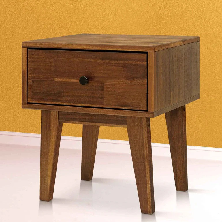 Acacia Sofia 1-Drawer Solid Wood Nightstand for Stylish Storage - Image 17