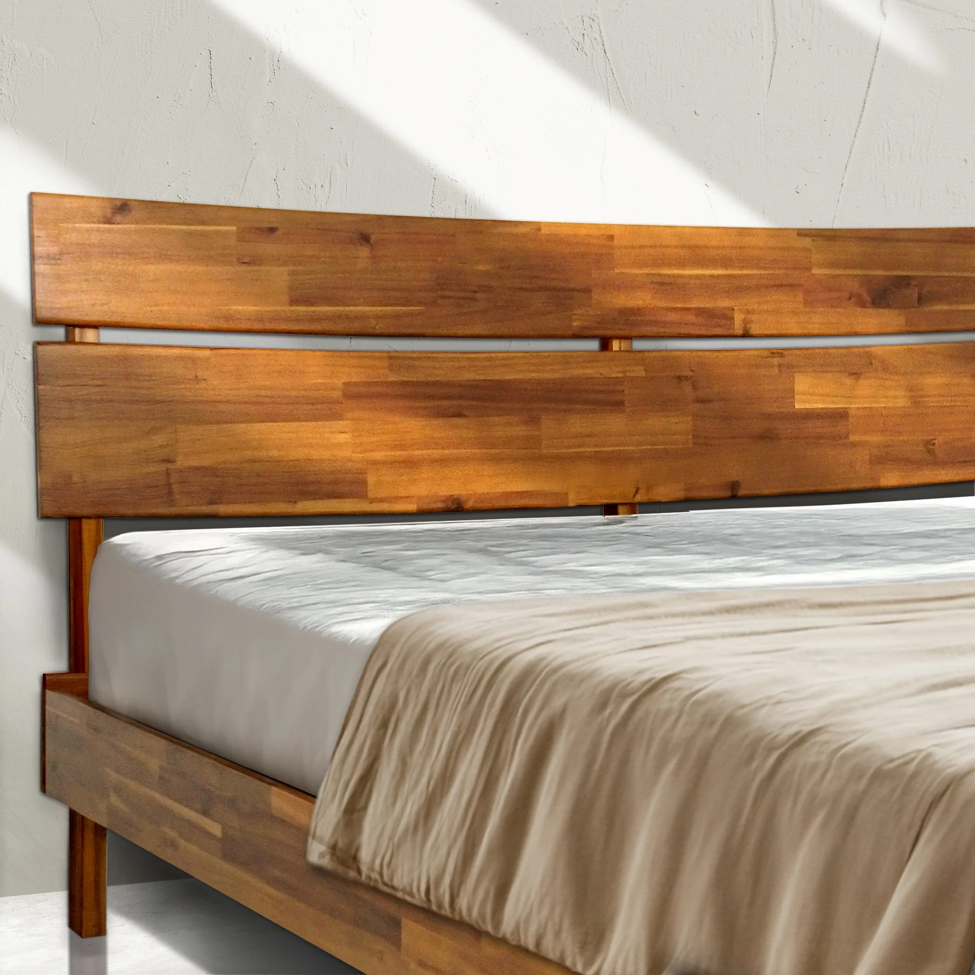 Acacia Solid Wood Bed Frame - Aurora Style for a Stylish Bedroom - Image 32