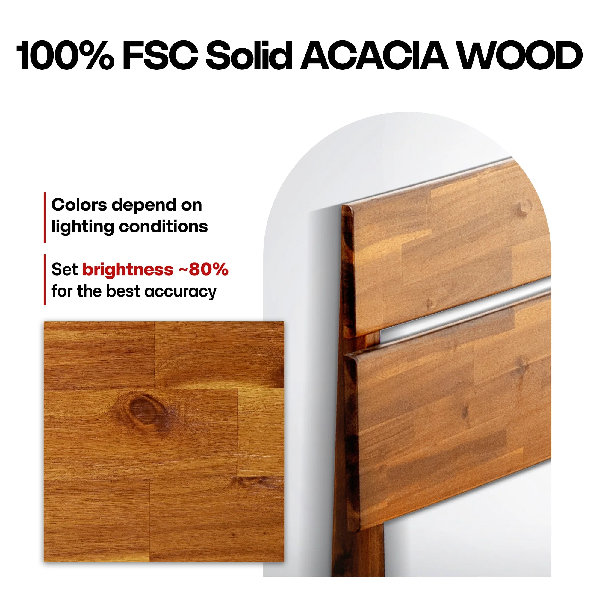 Acacia Solid Wood Bed Frame - Aurora Style for a Stylish Bedroom - Image 38