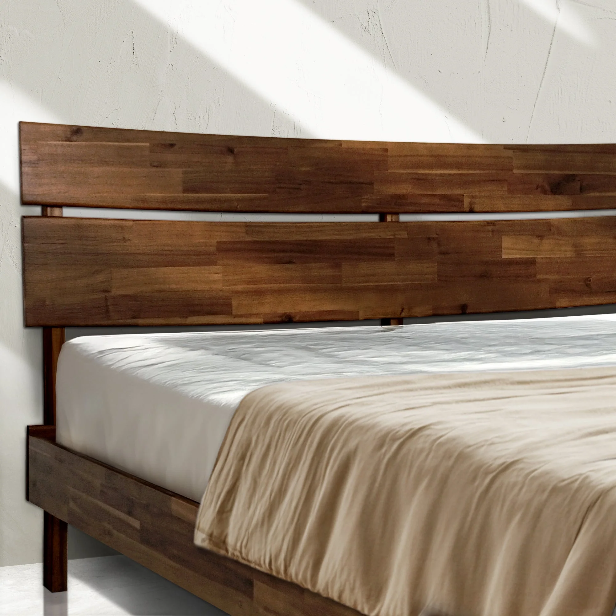Acacia Solid Wood Bed Frame - Aurora Style for a Stylish Bedroom - Image 45