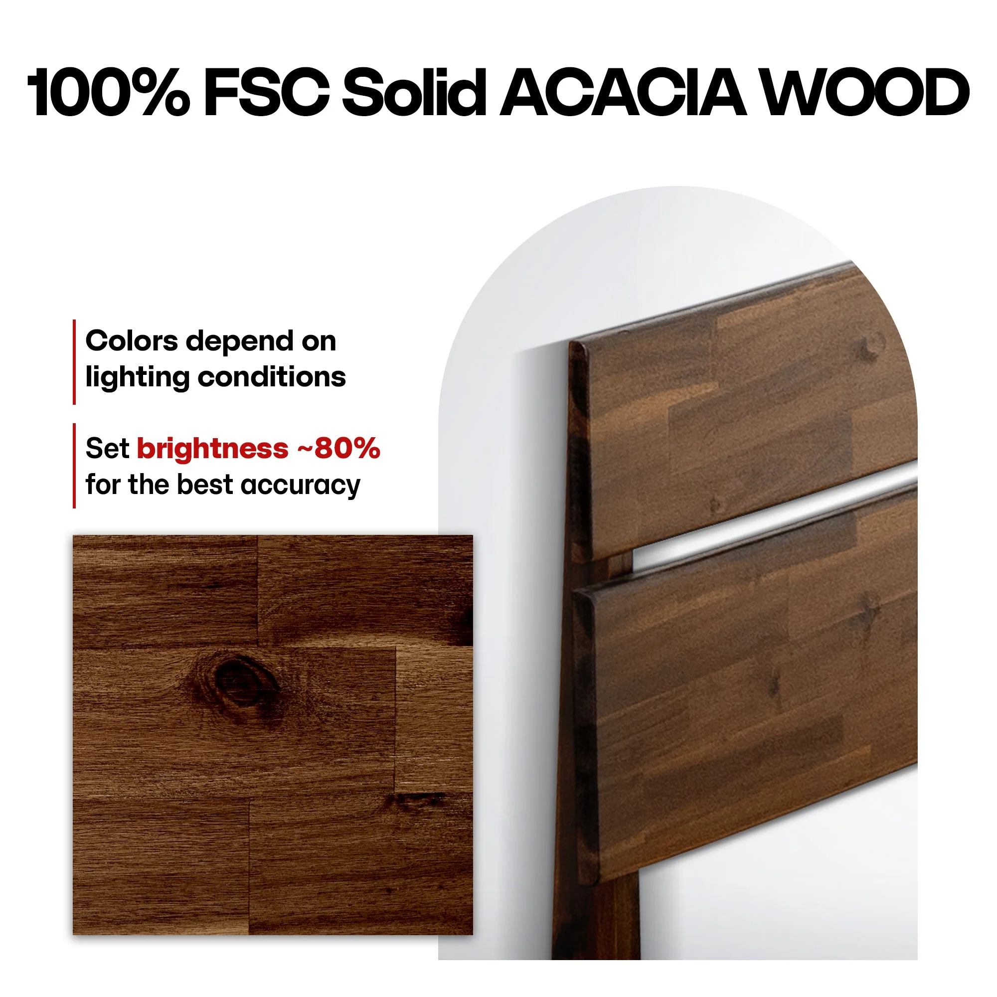Acacia Solid Wood Bed Frame - Aurora Style for a Stylish Bedroom - Image 51