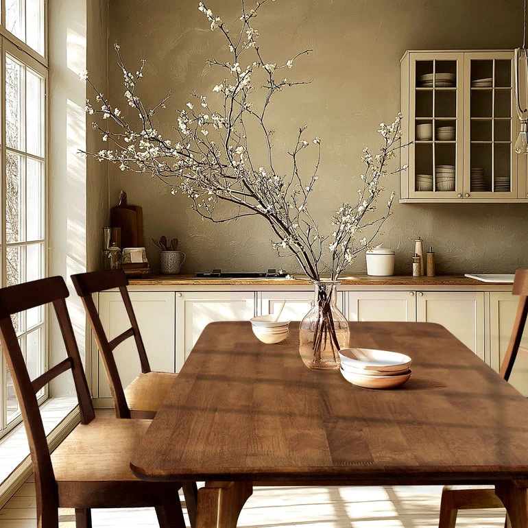 Acacia Verve 48" Solid Wood Dining Table - Ideal Kitchen Table for 4 - Image 16