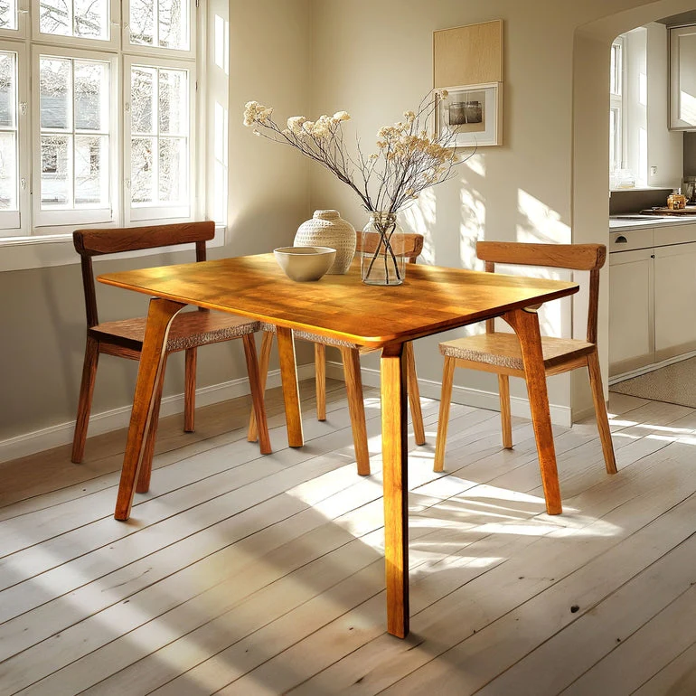 Acacia Verve 48" Solid Wood Dining Table - Ideal Kitchen Table for 4 - Image 6