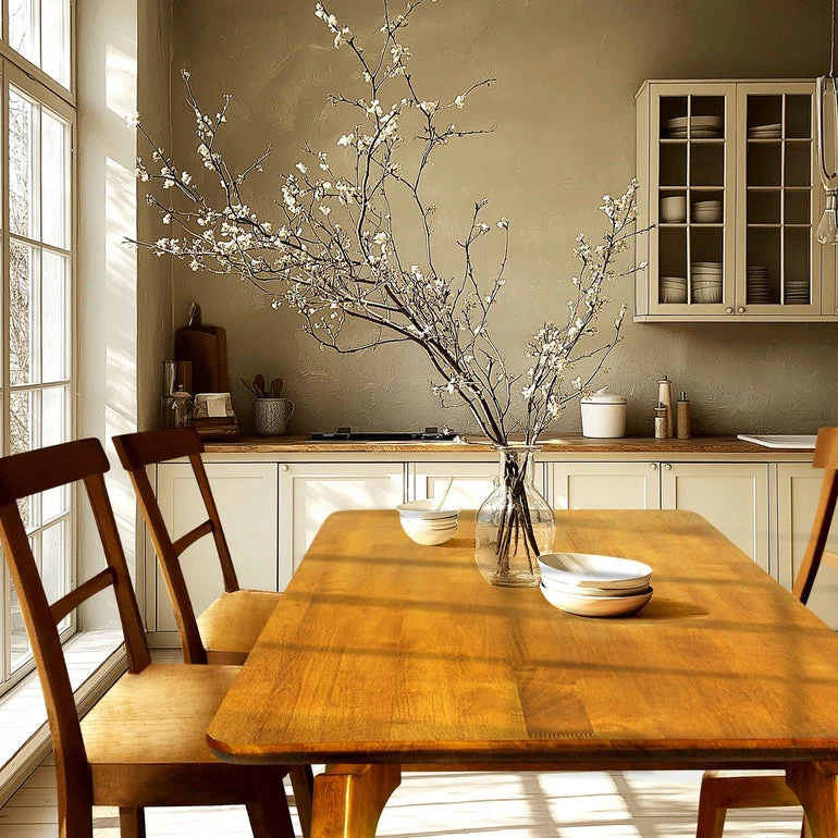 Acacia Verve 48" Solid Wood Dining Table - Ideal Kitchen Table for 4 - Image 7
