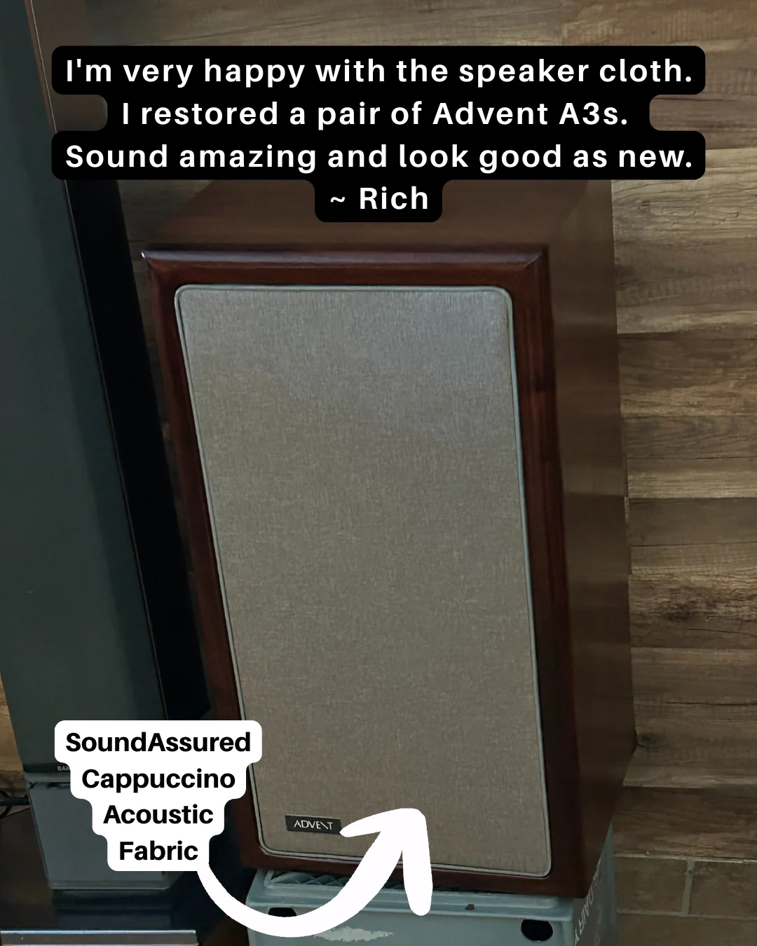 Acoustic Fabric | Dual Layer | Ideal for DIY Panels | 100% Acoustically Transparent - Image 12