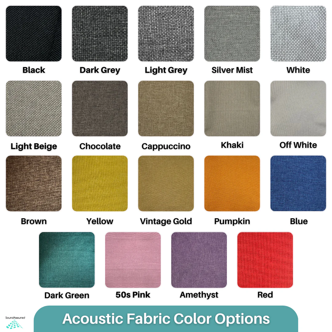Acoustic Fabric | Dual Layer | Ideal for DIY Panels | 100% Acoustically Transparent - Image 2