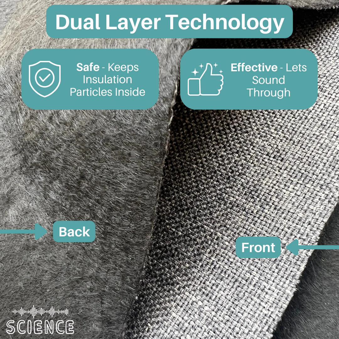 Acoustic Fabric | Dual Layer | Ideal for DIY Panels | 100% Acoustically Transparent - Image 8