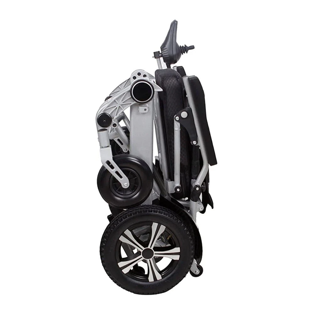 Acurest Premium Electric Aluminum Alloy Portable Folding Wheelchair, 500W (SAK37275) - Image 2
