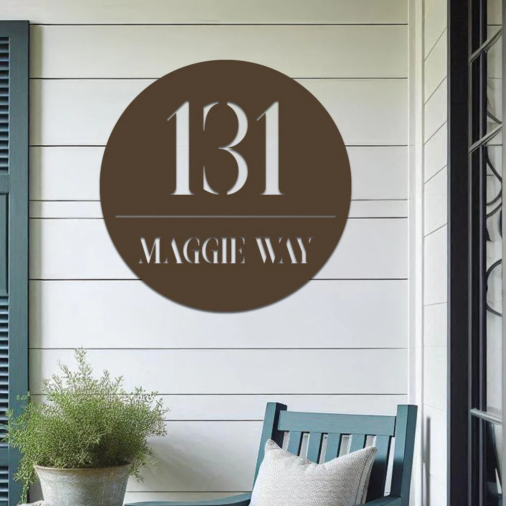 Address Sign, Number and Street - Image 3