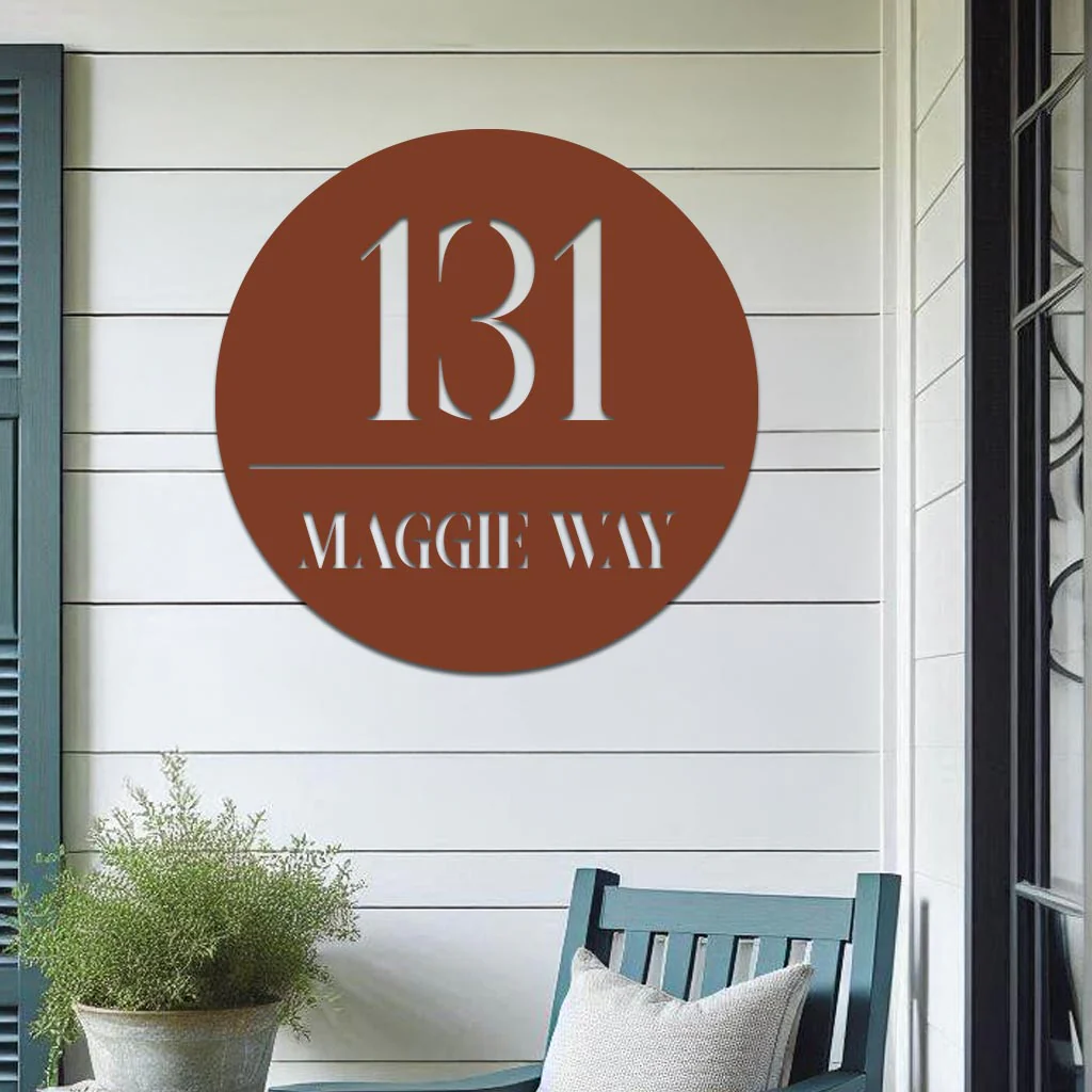 Address Sign, Number and Street - Image 4