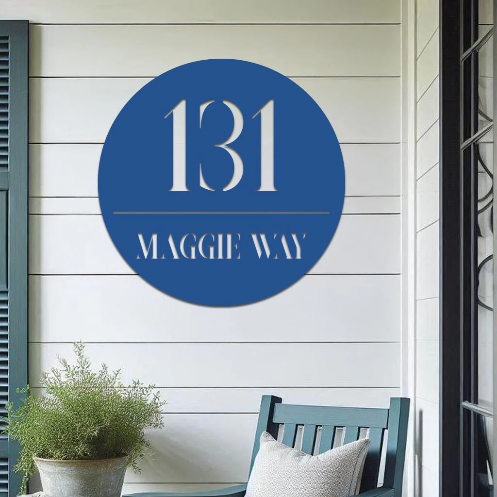 Address Sign, Number and Street - Image 7