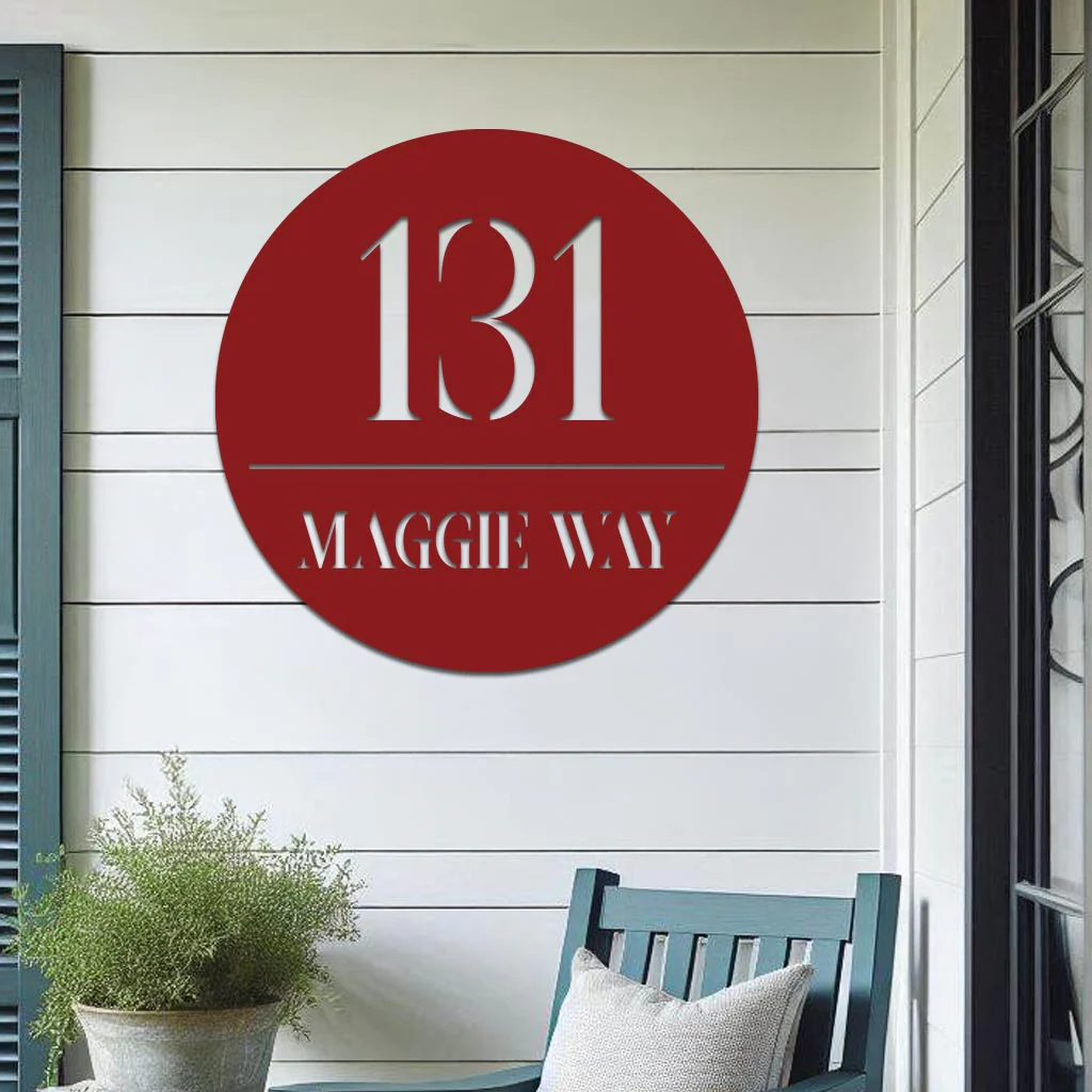Address Sign, Number and Street - Image 8