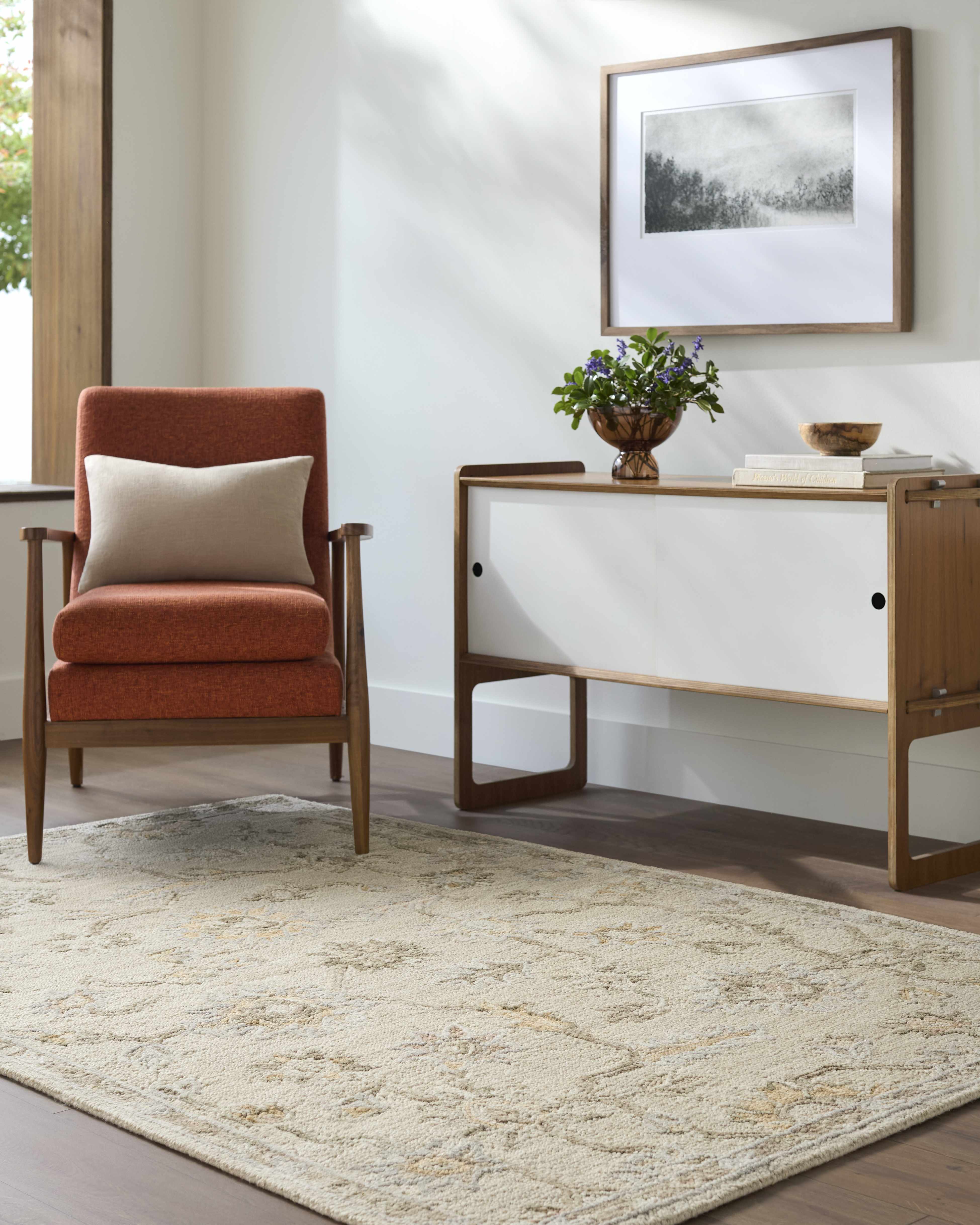 Adelle Tufted Oushak Area Rug - Image 2