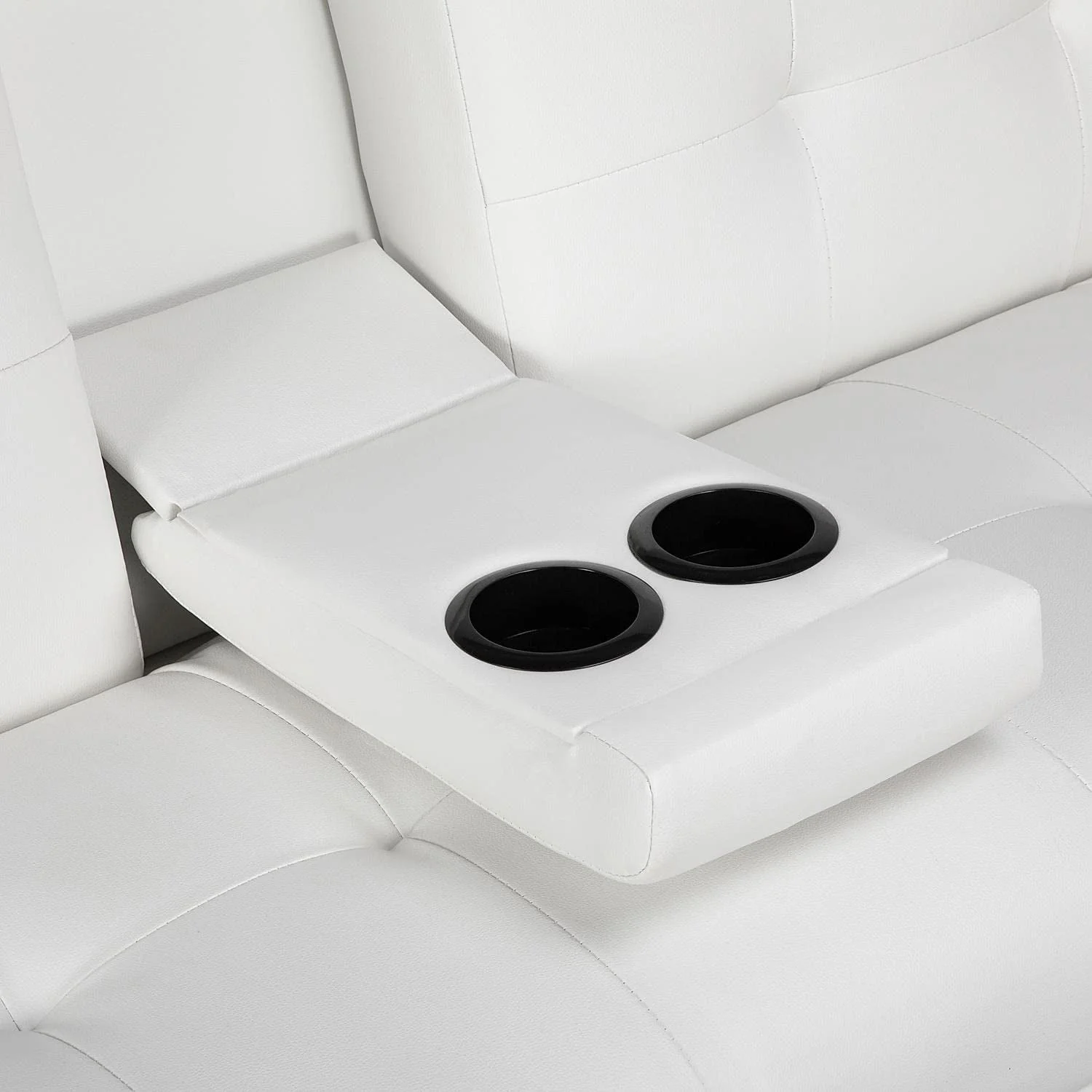 Adjustable Convertible Sofa Bed with Cup Holders - Image 6