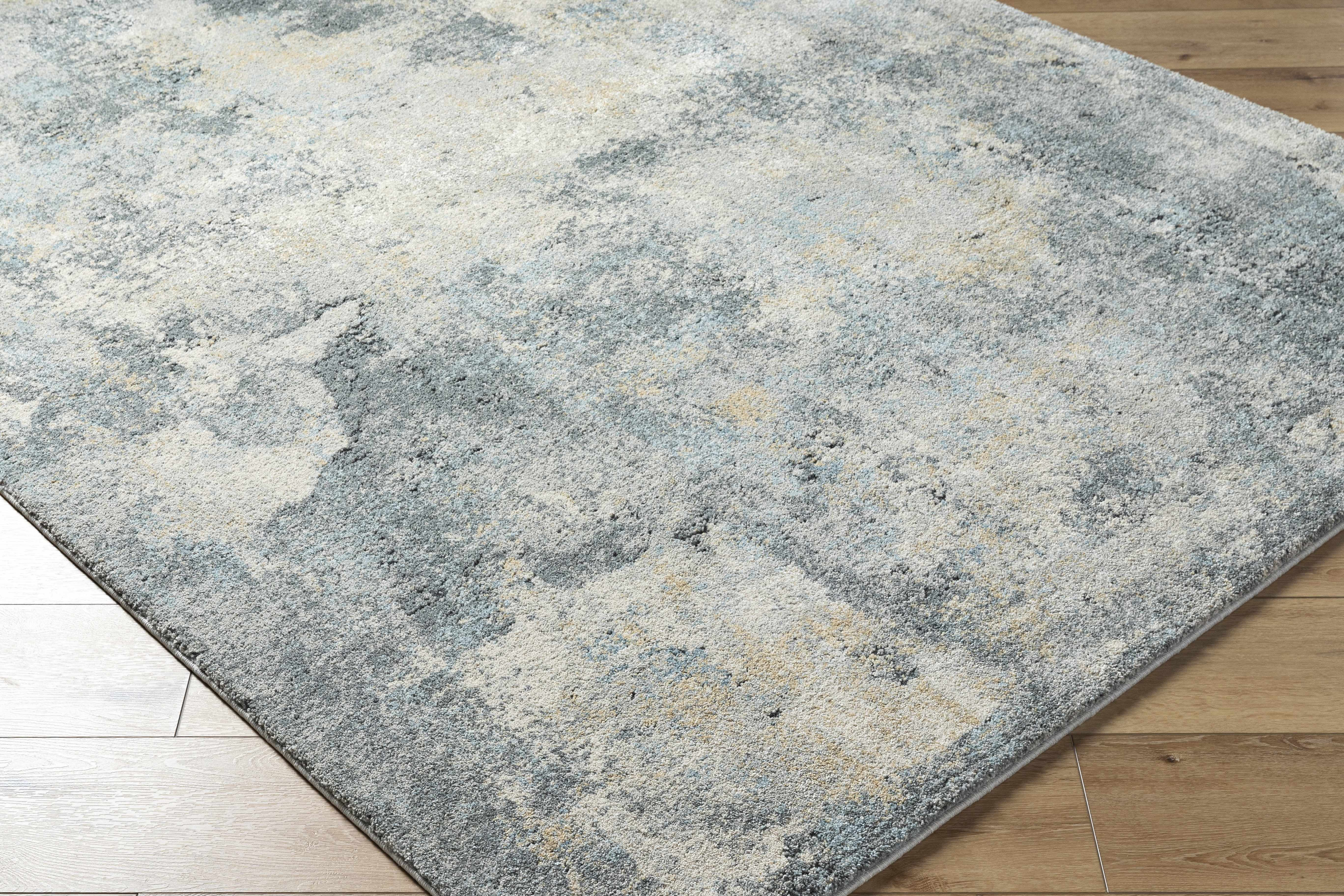 Adsila Teal Blue Thick Luxe Rug - Image 4