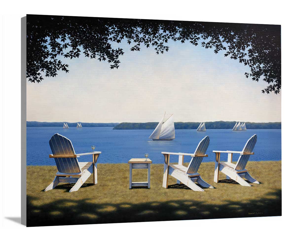 Afternoon Seating - Limited Edition Canvas Print - Image 5