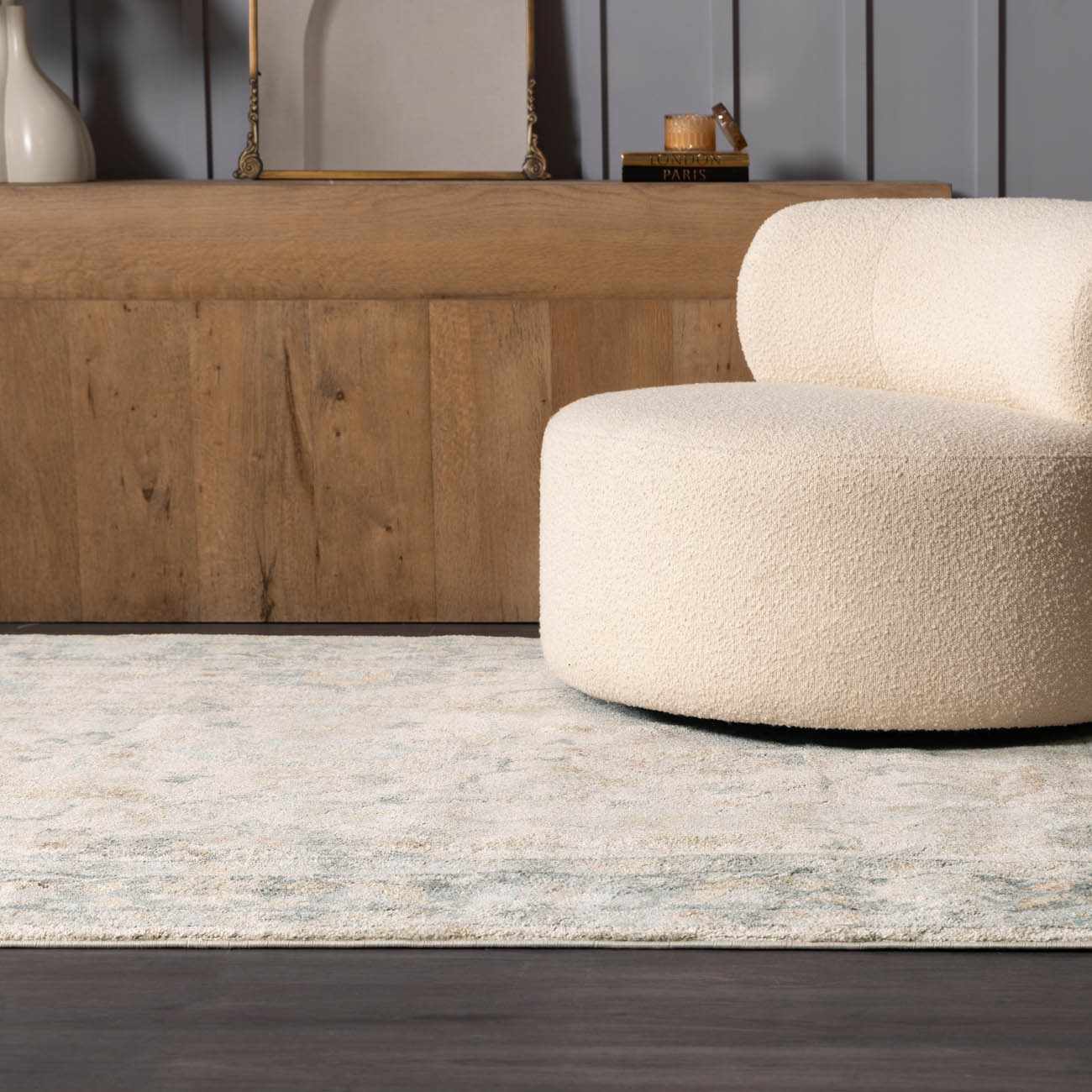 Ahmaud Beige & Light Gray Thick Luxe Area Rug - Image 10