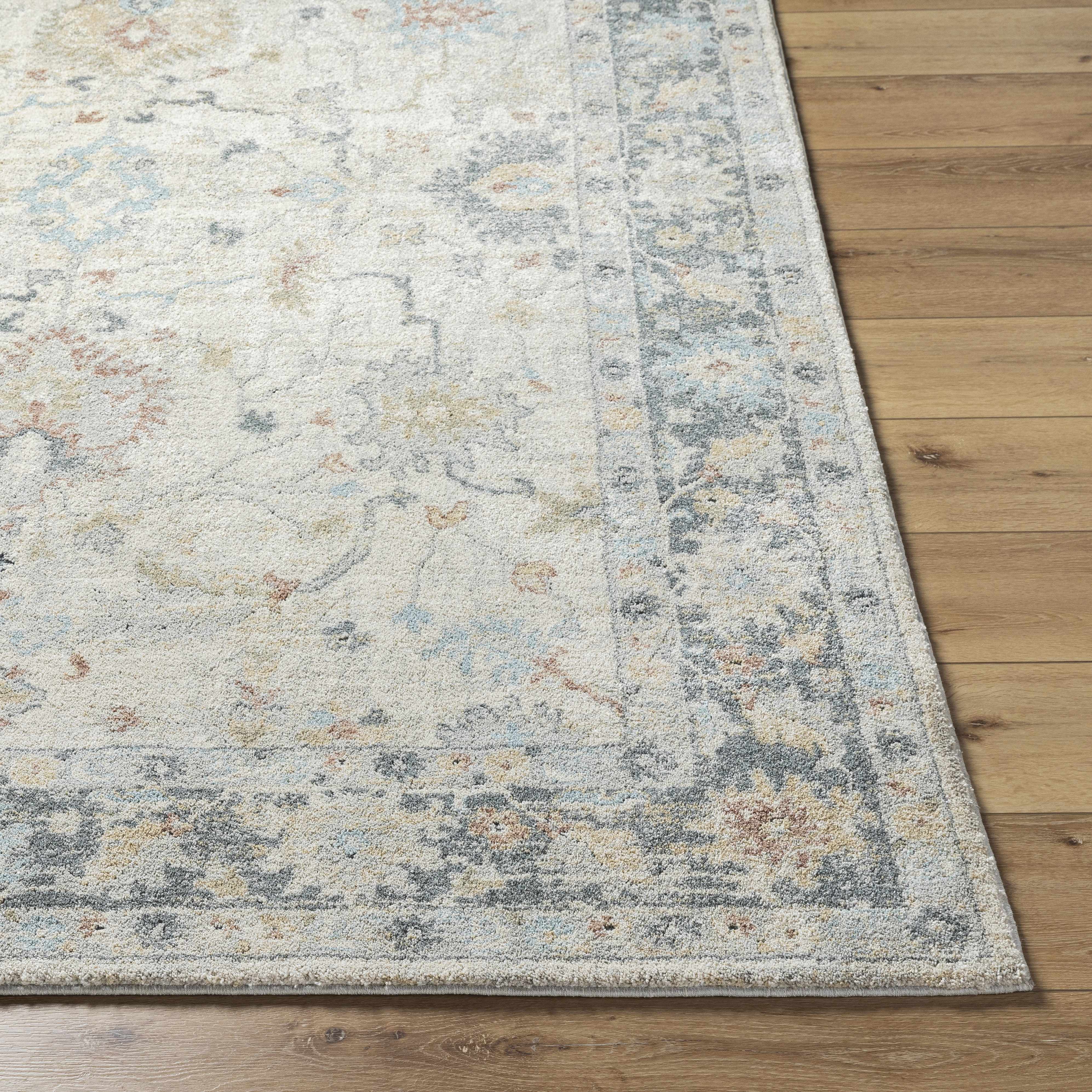 Ahmaud Beige & Light Gray Thick Luxe Area Rug - Image 5