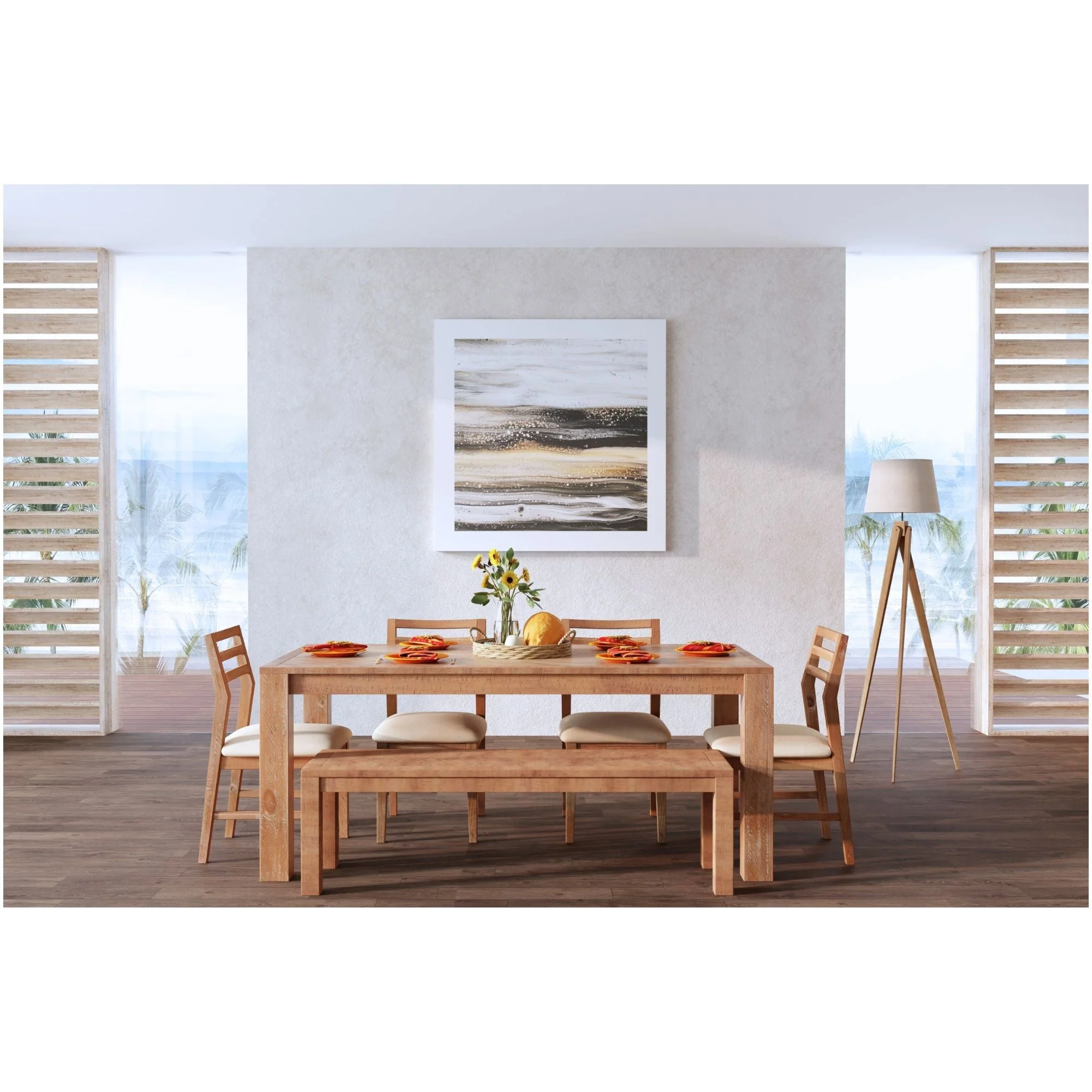 Aiden Dining Table, Natural Weathered - Image 2