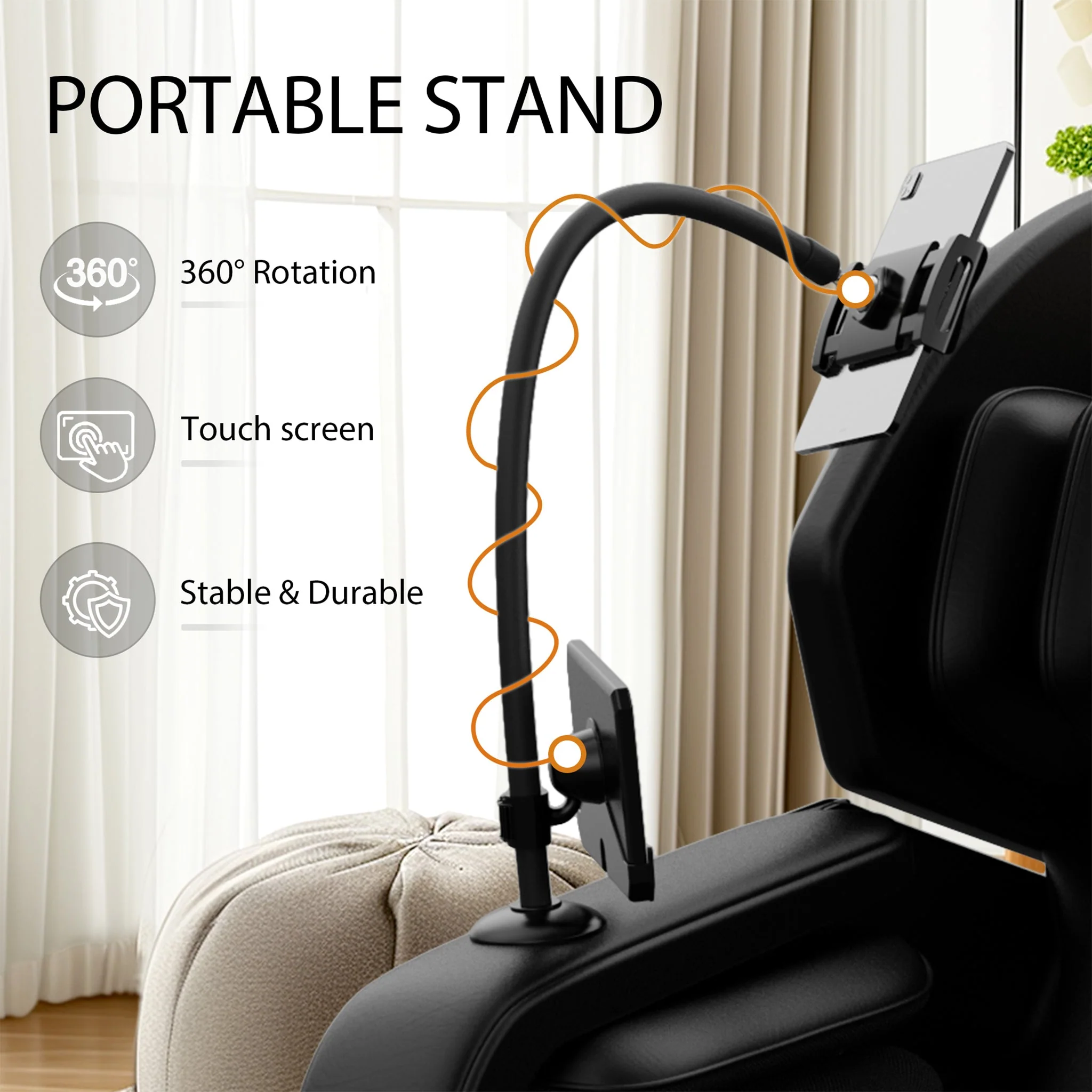 Airvana Imperium Full-Body Zero Gravity Massage Recliner Chair With Ambient Lighting (SAK34591) - Image 8