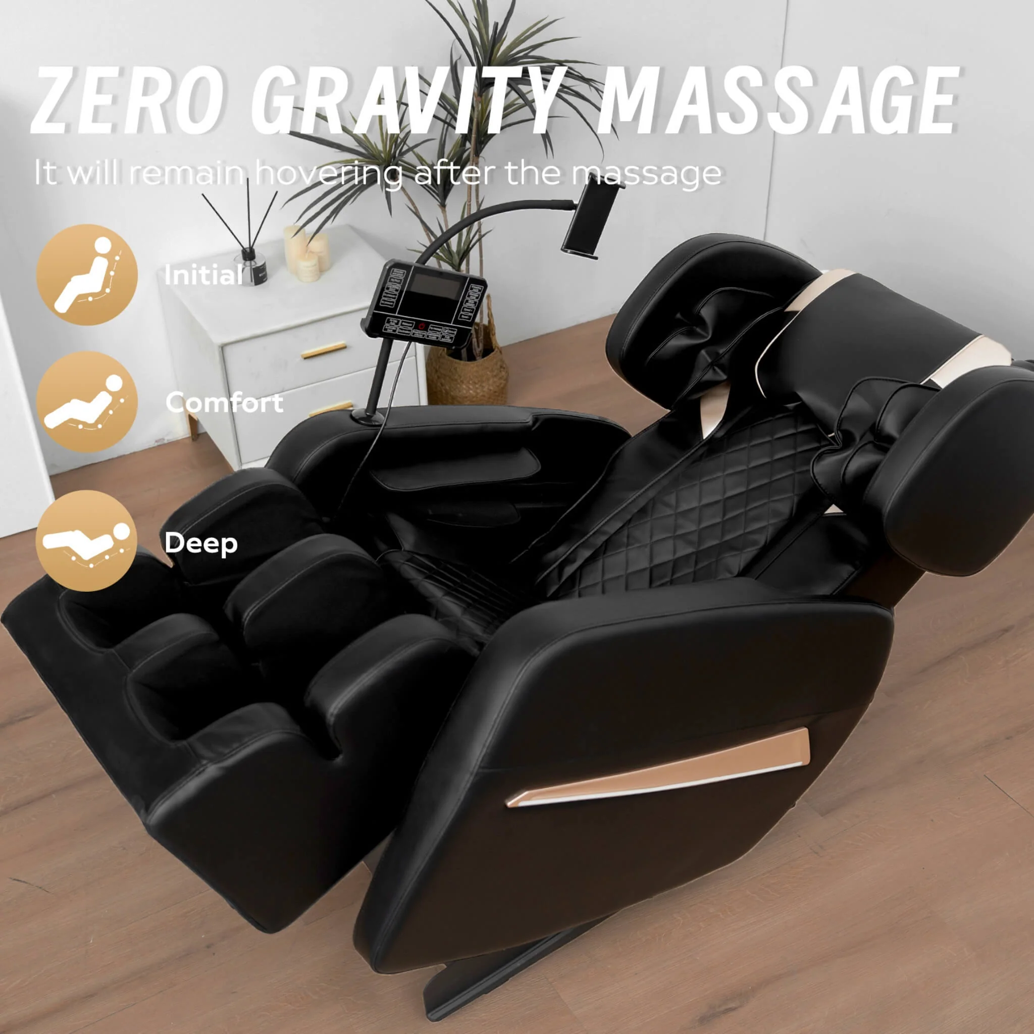 Airvana Nocturne Full-Body Zero Gravity Massage Chair With Retractable Footrest (SAK40593) - Image 8