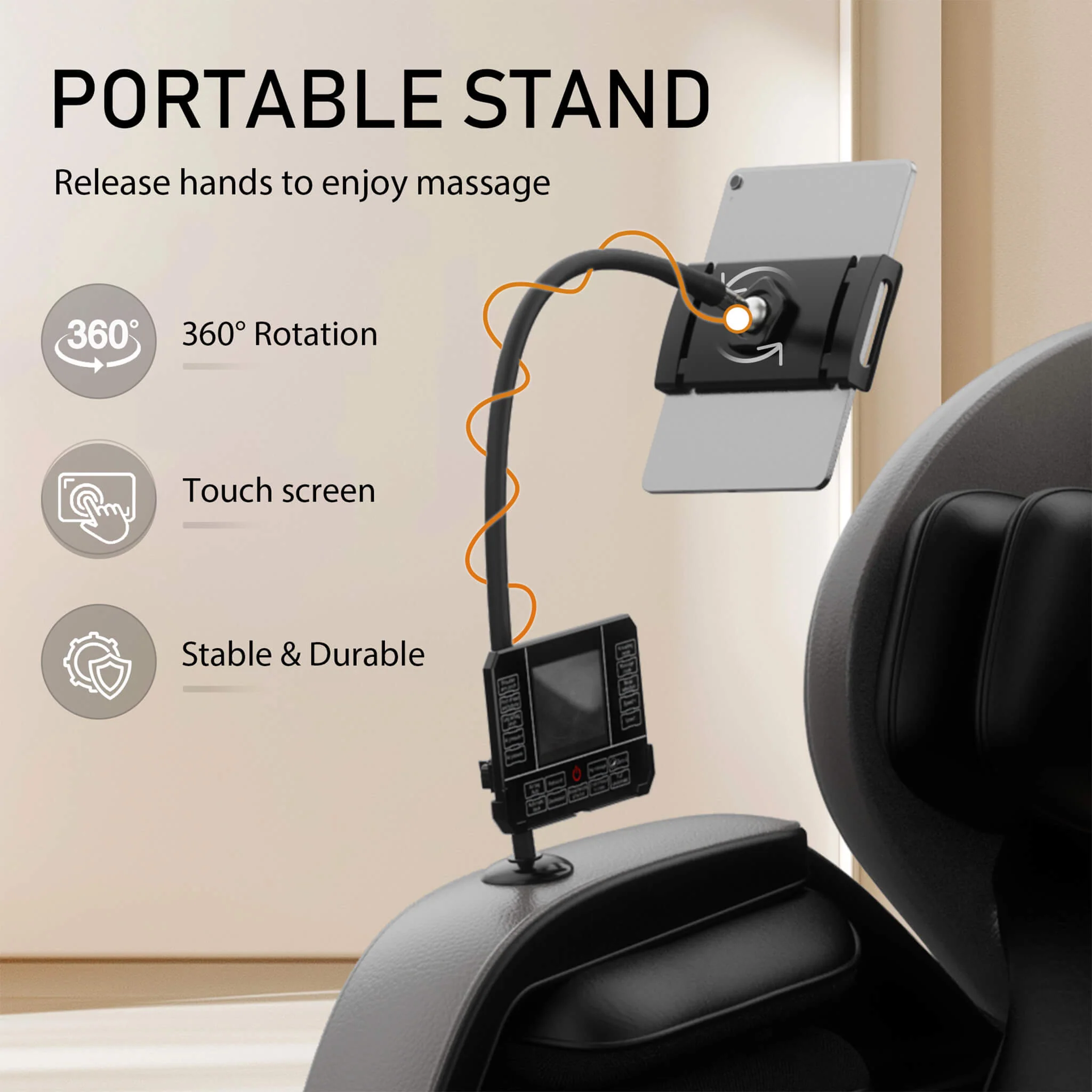 Airvana Opulence Zero Gravity Massage Recliner Chair With Bluetooth Audio (SAK31972) - Image 6