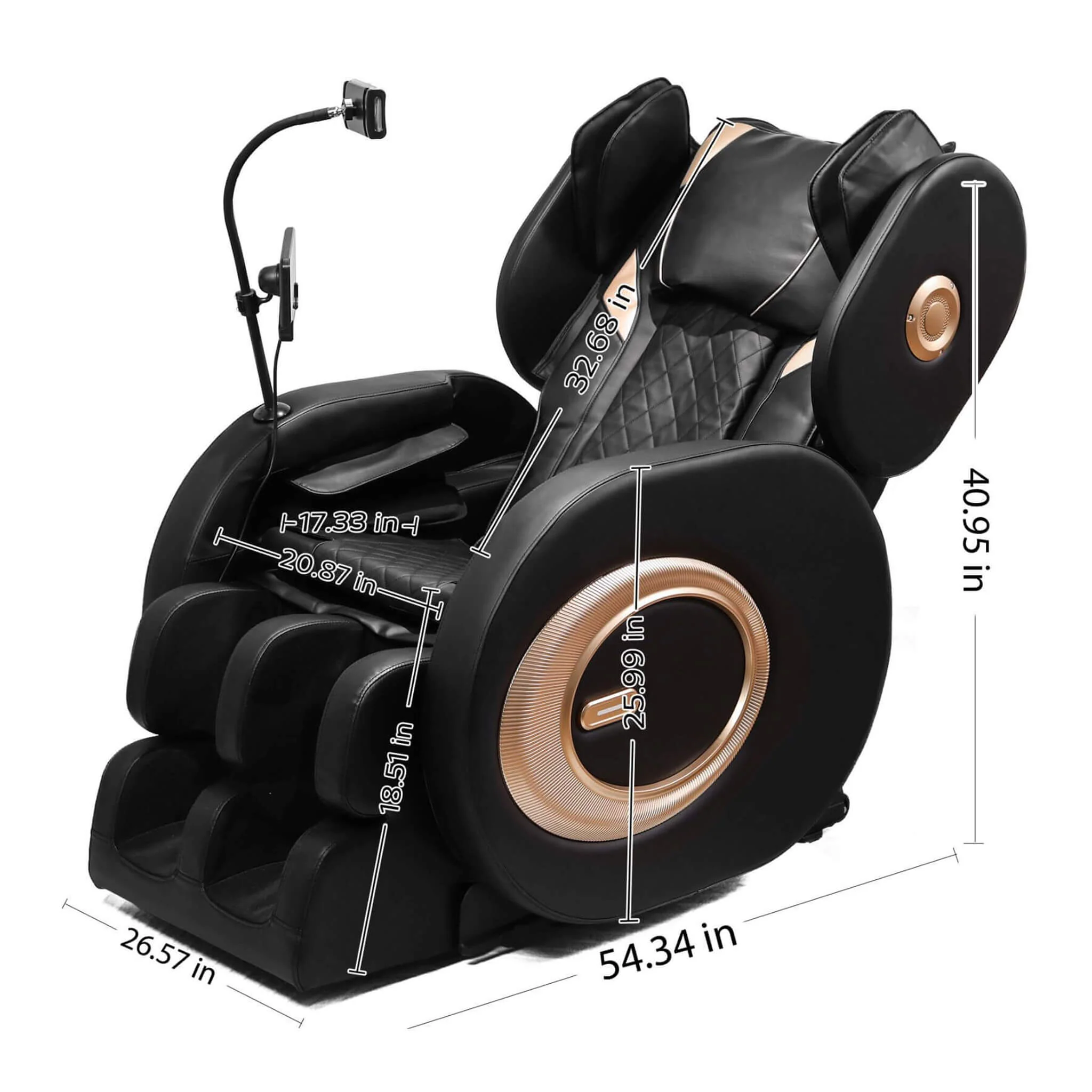 Airvana Tranquil Automatic Zero Gravity Massage Recliner Chair With Full Body Air Pressure (SAK76018) - Image 10