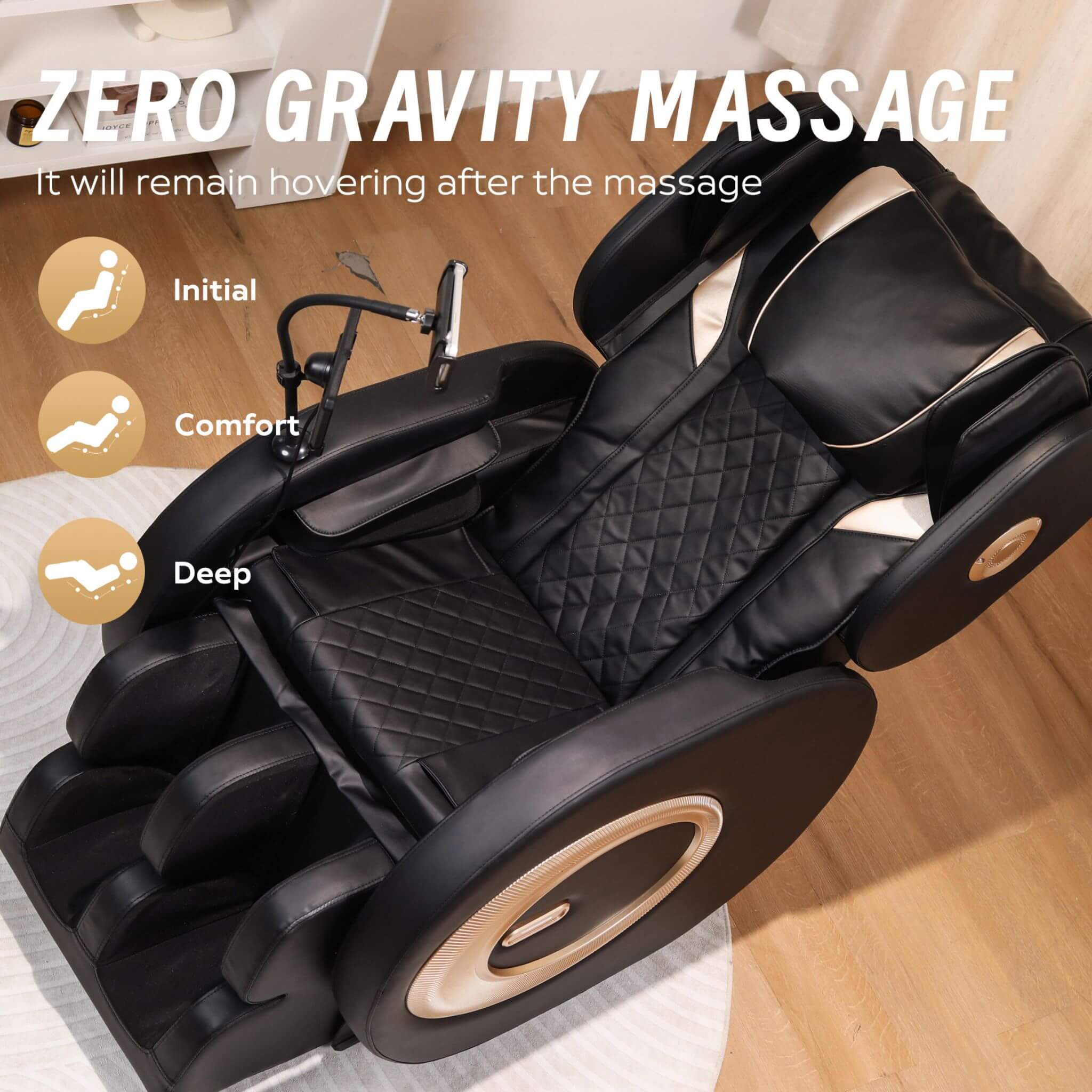 Airvana Tranquil Automatic Zero Gravity Massage Recliner Chair With Full Body Air Pressure (SAK76018) - Image 8