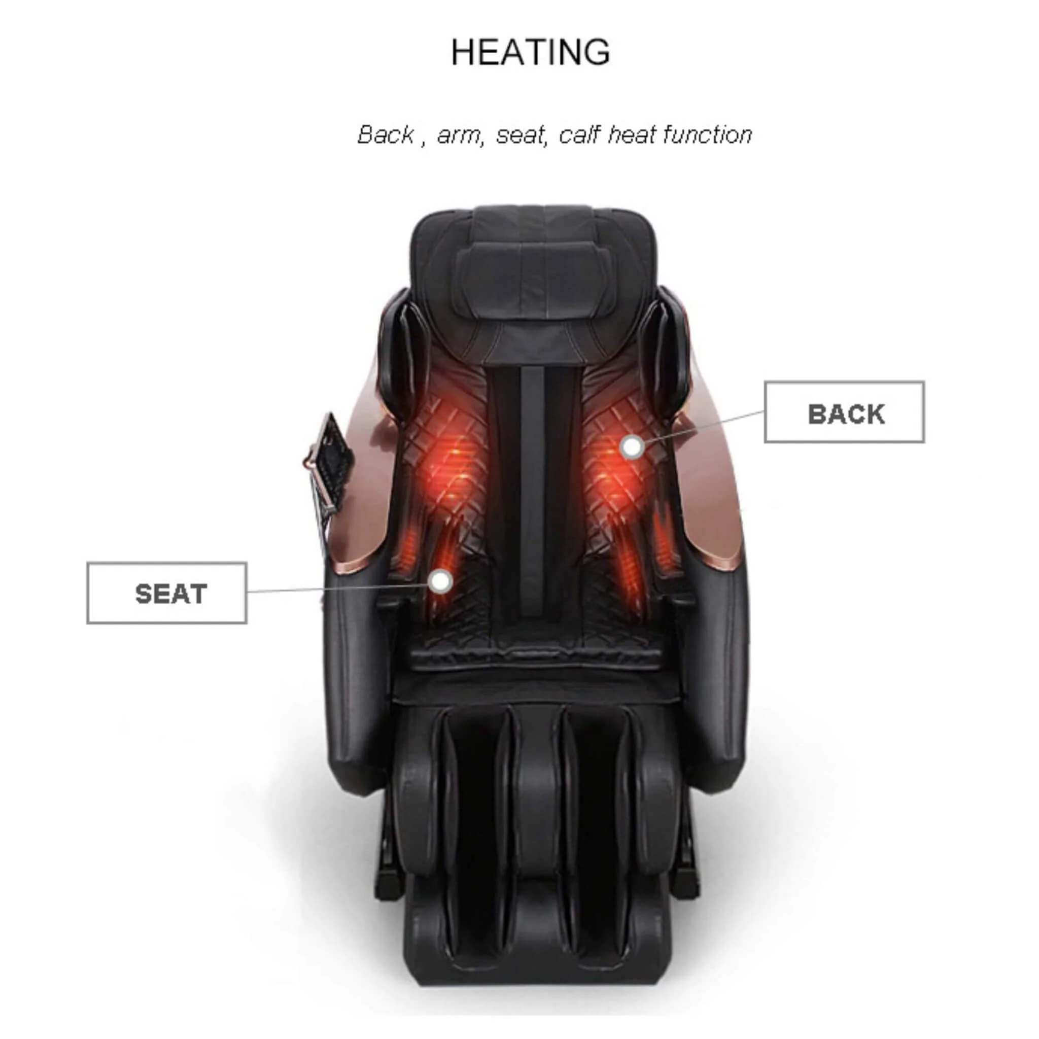 Airvana Zenith Full Body Zero Gravity Shiatsu Massage Chair With Heat And Voice Control (SAK93154) - Image 15