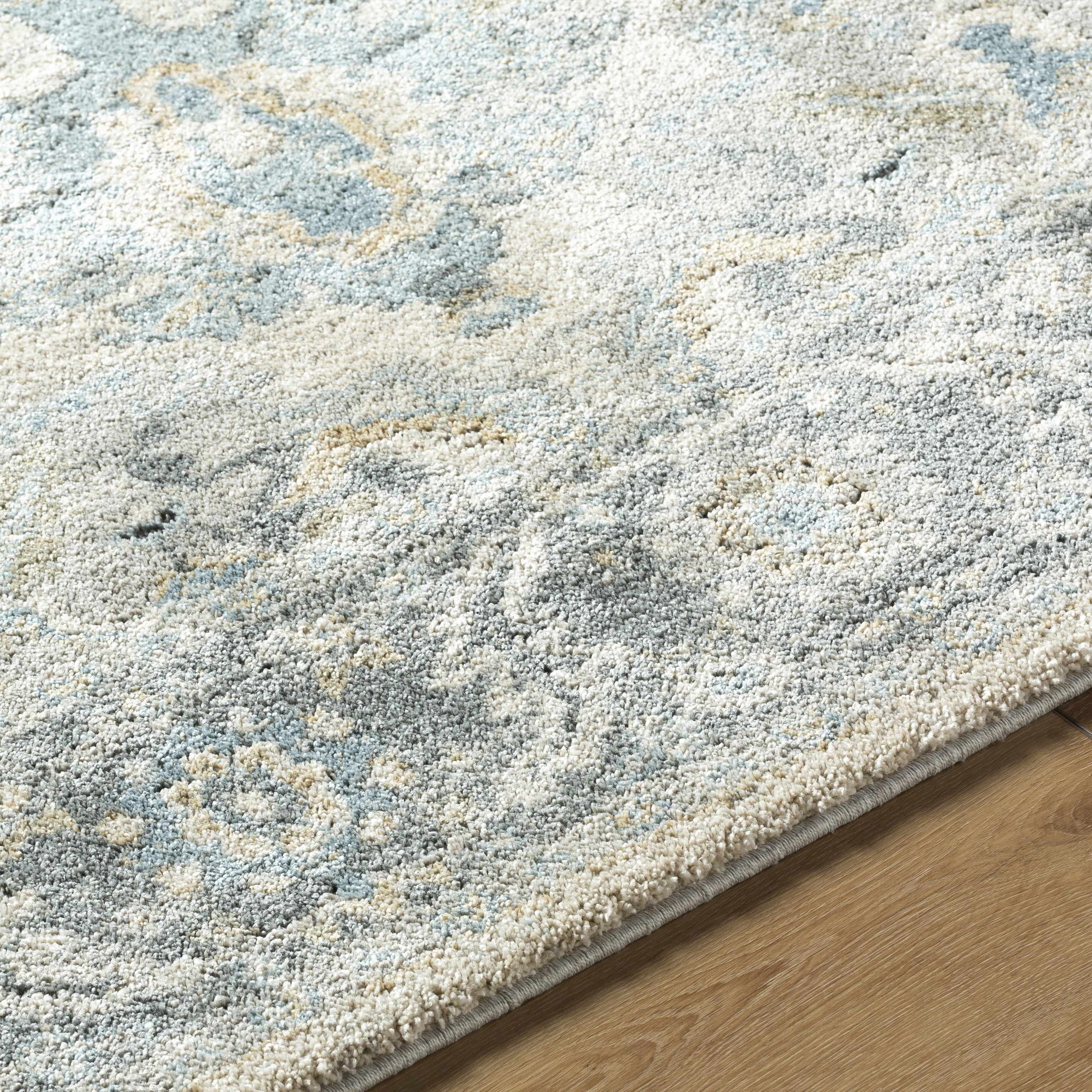 Akshay Light Gray Thick Luxe Area Rug - Image 3