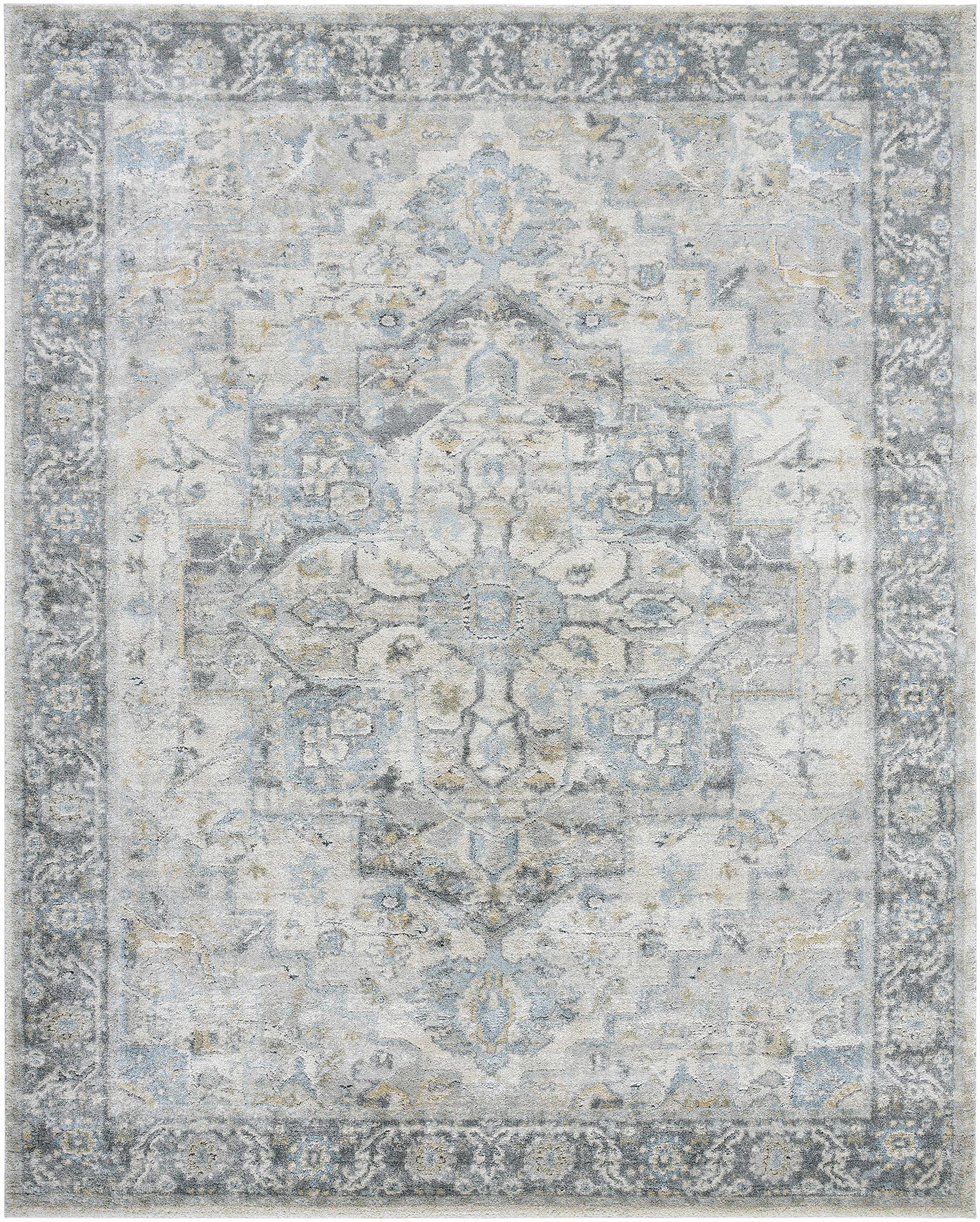 Akshay Light Gray Thick Luxe Area Rug - Image 8