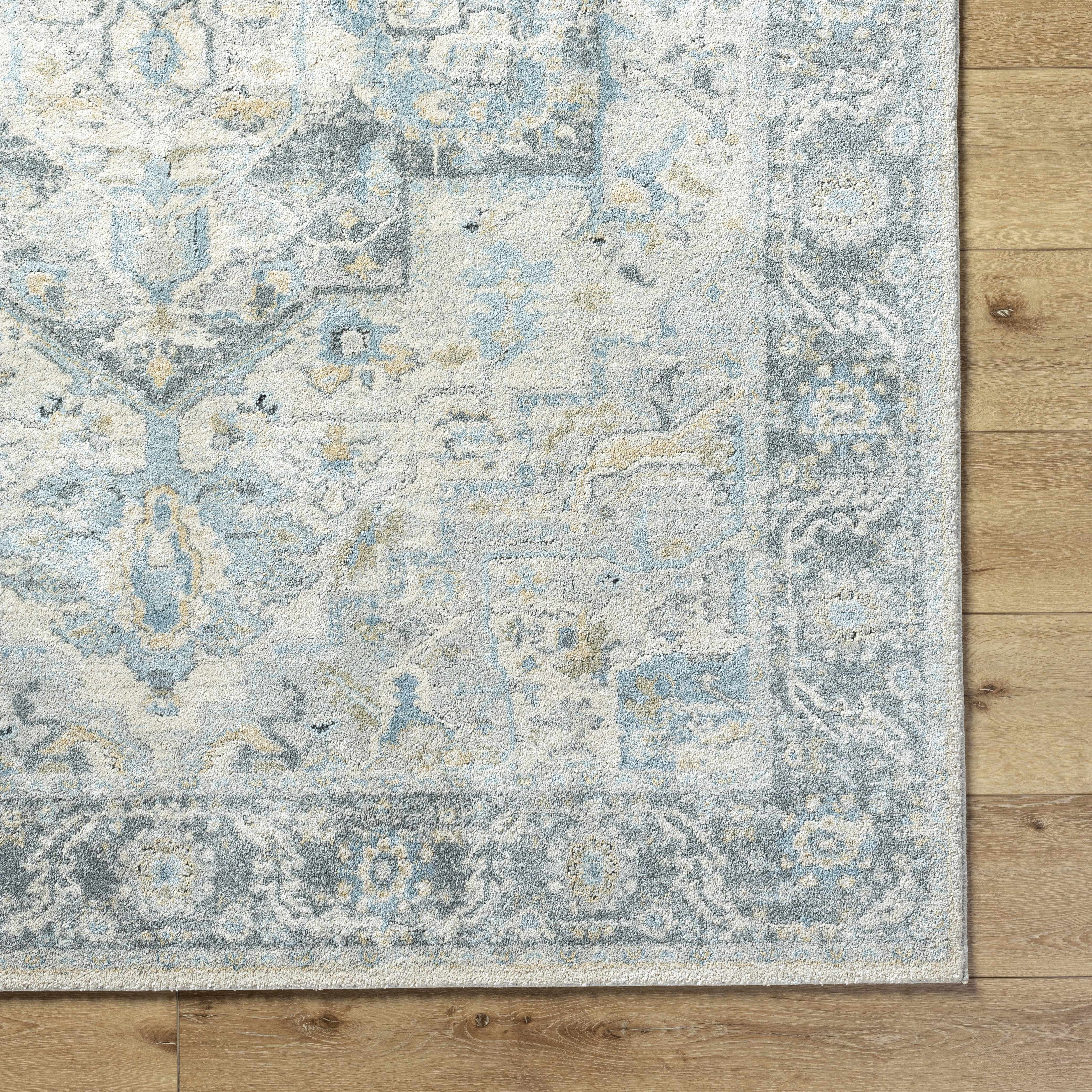 Akshay Light Gray Thick Luxe Area Rug - Image 9