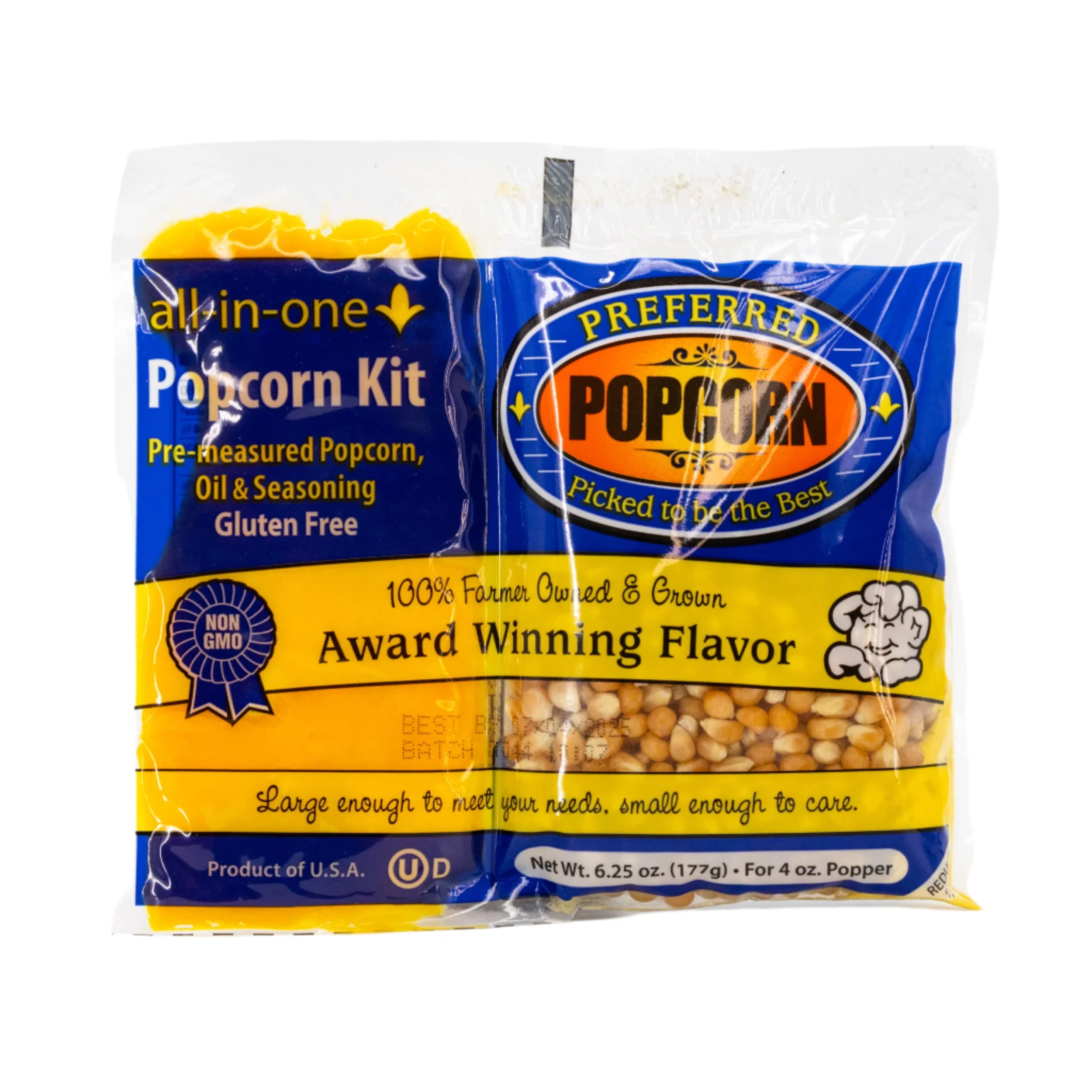 All-In-One-Popcorn Kit | Pre-Measured Oil & Butter Flavored Salt | 6.25 oz | Pack of 6 | Preferred Popcorn - Image 2