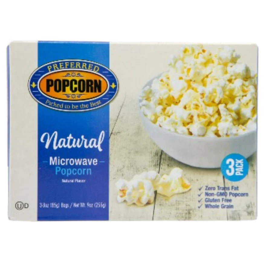 All Natural Flavored Microwave Popcorn | Pack of 6 Boxes | Preferred Popcorn - Image 2