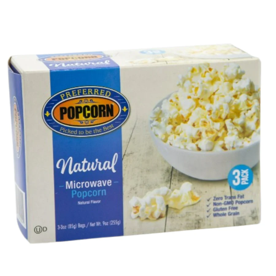 All Natural Flavored Microwave Popcorn | Pack of 6 Boxes | Preferred Popcorn - Image 4