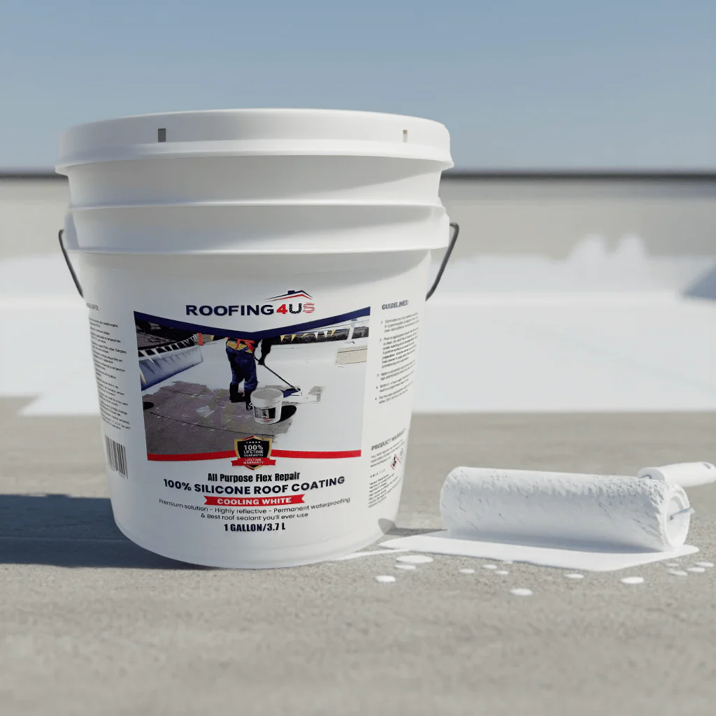 All Purpose Flex Repair 100% Silicone Roof Sealant - 1 Gallon - Image 5