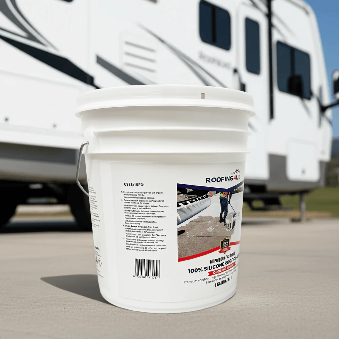 All Purpose Flex Repair 100% Silicone Roof Sealant - 1 Gallon - Image 7